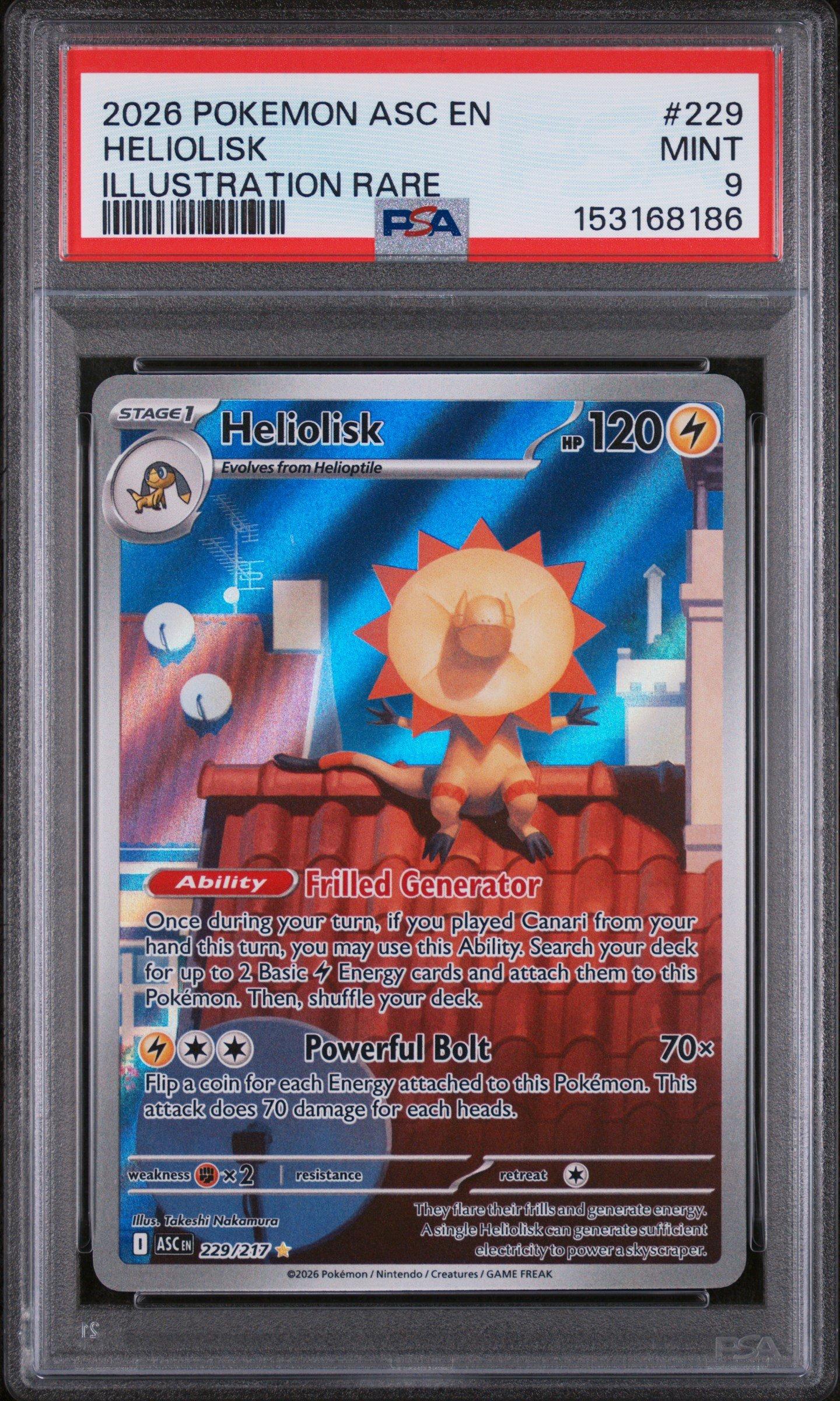 pokemon heliolisk card Japanese 089/106 sv8 TCG [L] Wild Charge (70) This Pokmon also deals 20 damage to itself Pokemon 2024 SV5a Crimson Haze