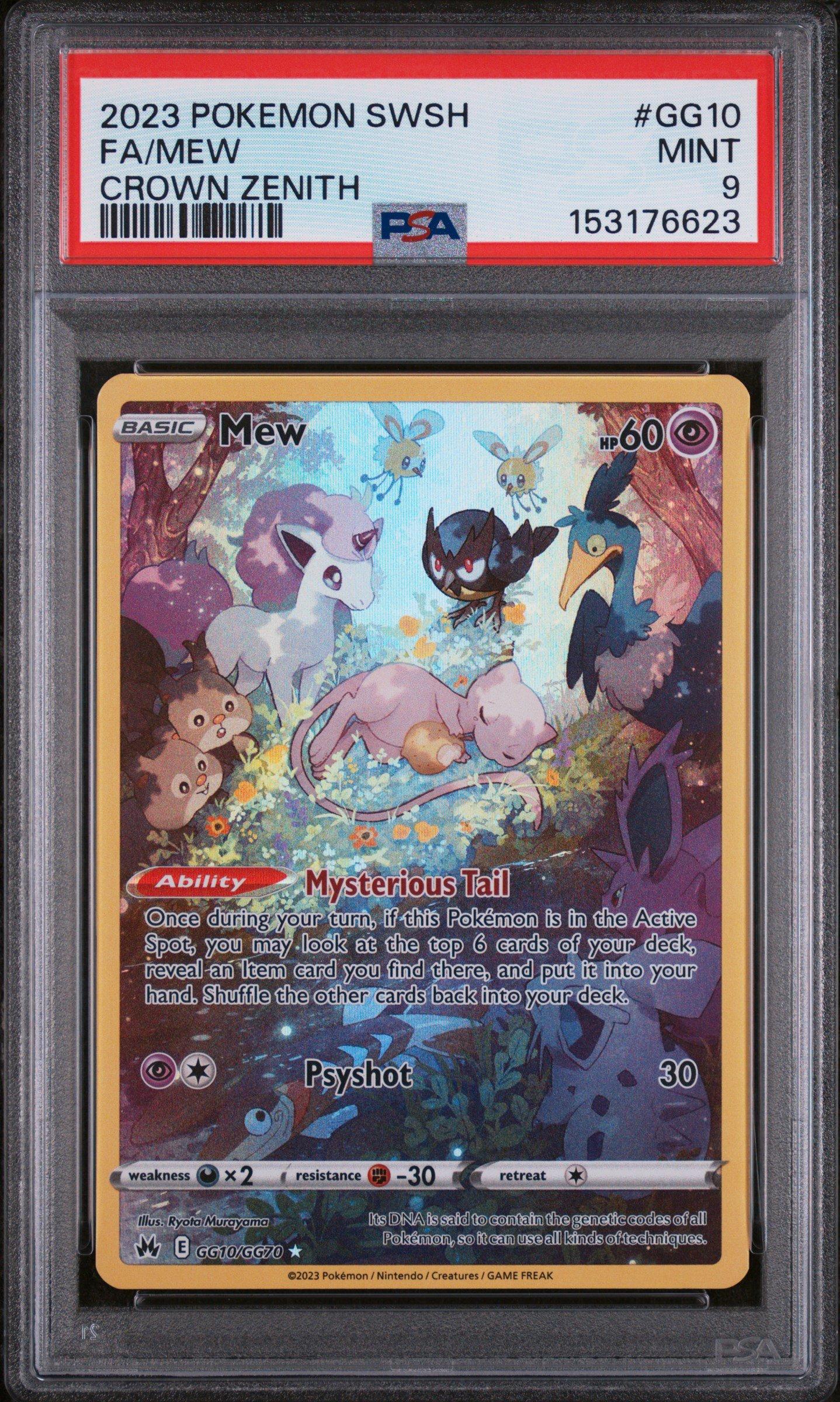 crown zenith graded cards Pokemon VStar Universe (Crown Zenith) Print 4 Card Slab Frame this card is the perfect way to showcase your collection. Mew 2023 Pokemon Crown Zenith