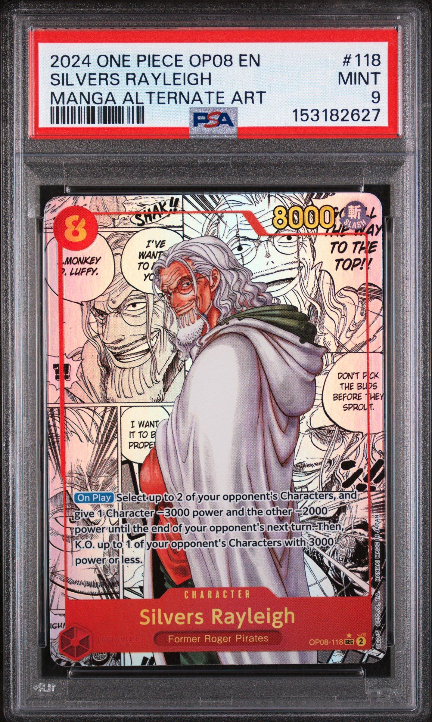 2024 One Piece Op08-two Legends 098 Kalgara Alternate Art PSA 10