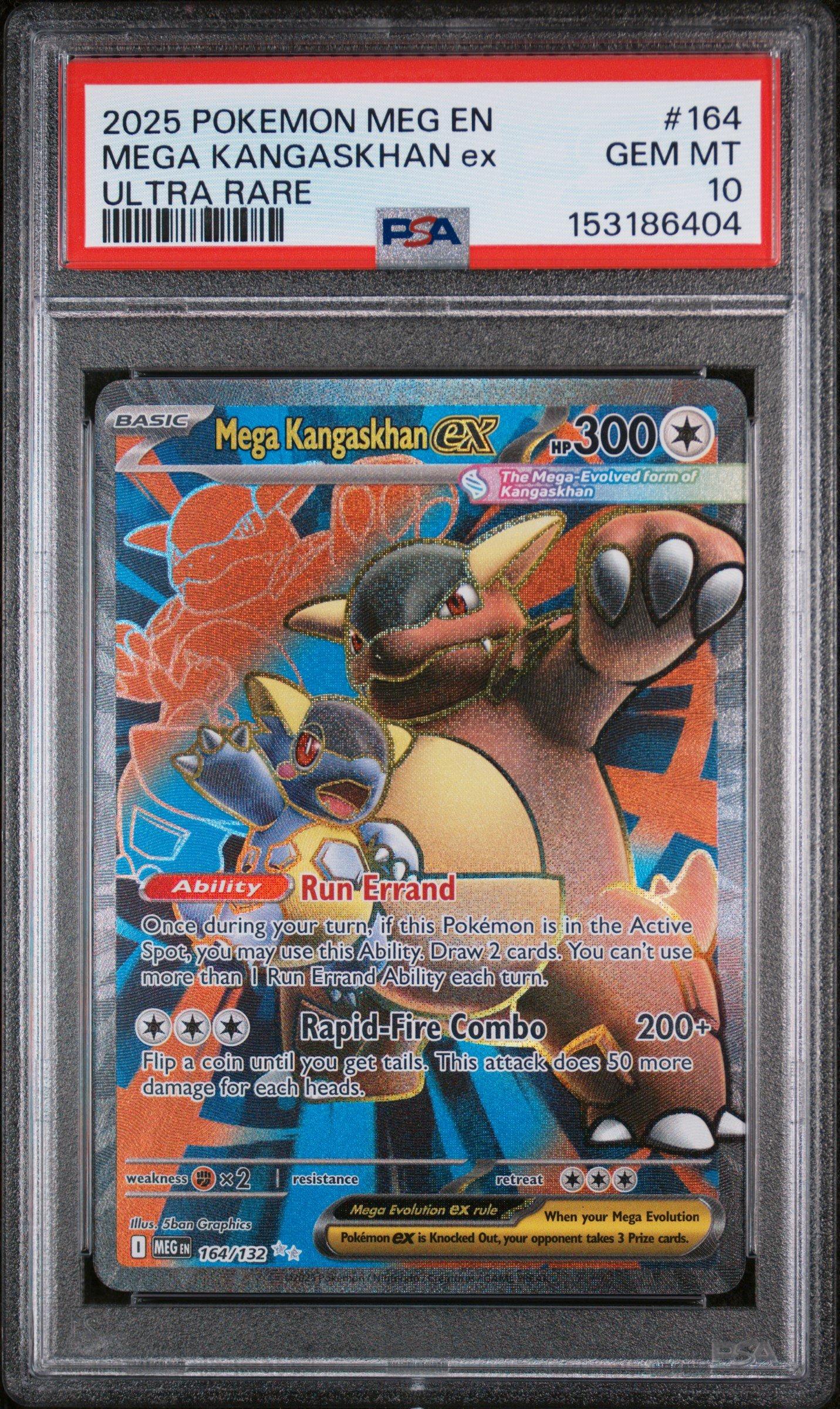 2025 Pokemon Meg En-mega Evolution 164 Mega Kangaskhan Ex Ultra