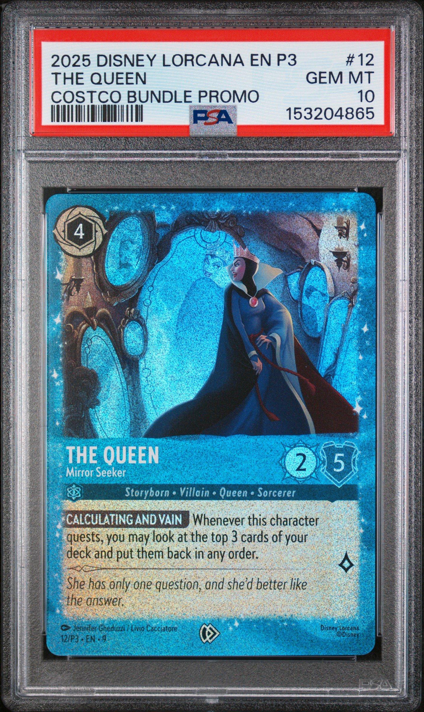 2025 Disney Lorcana En P3-promo 12 The Queen - Mirror Seeker