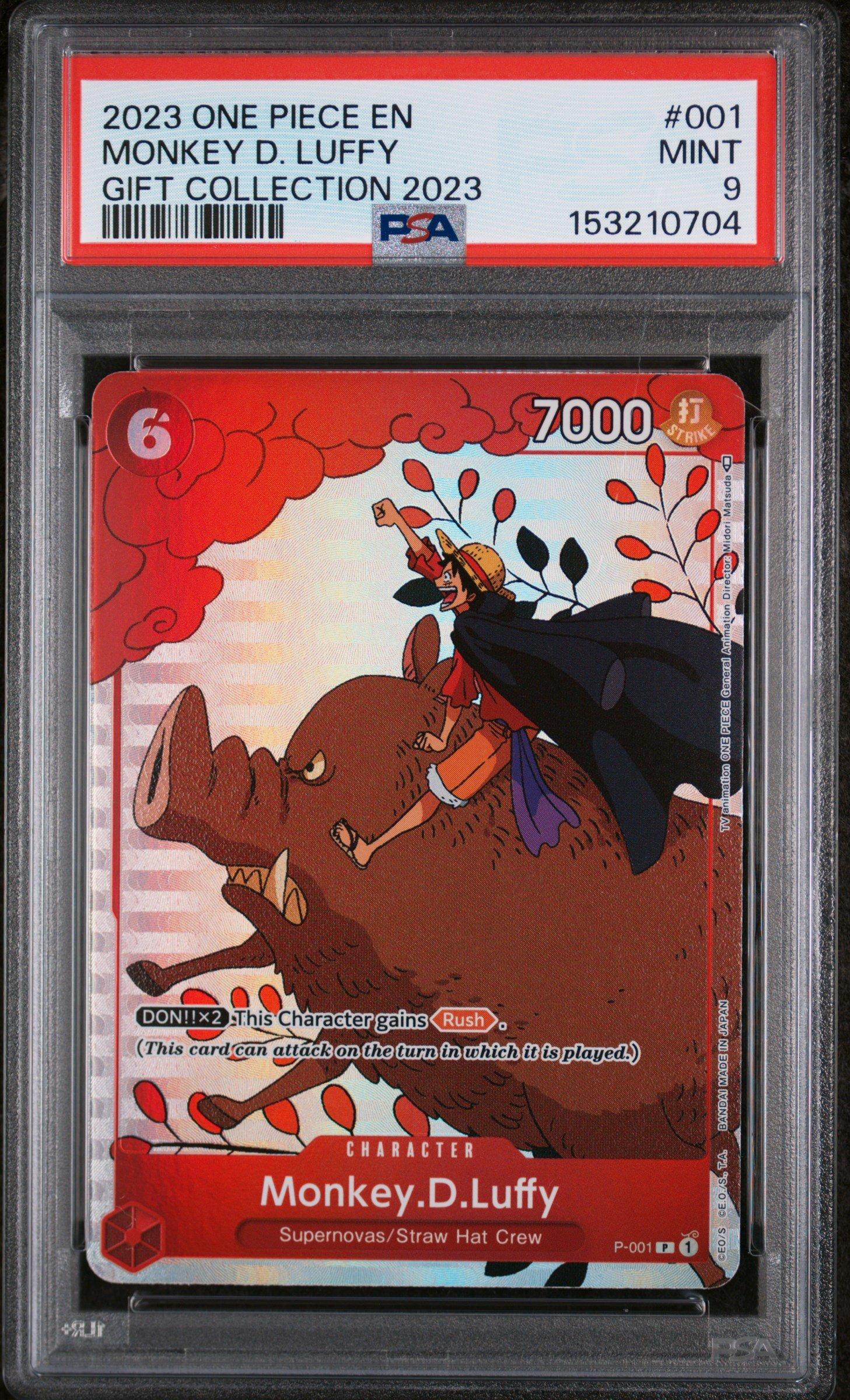 2023 One Piece Gift Collection 2023 001 Monkey D. Luffy PSA 9