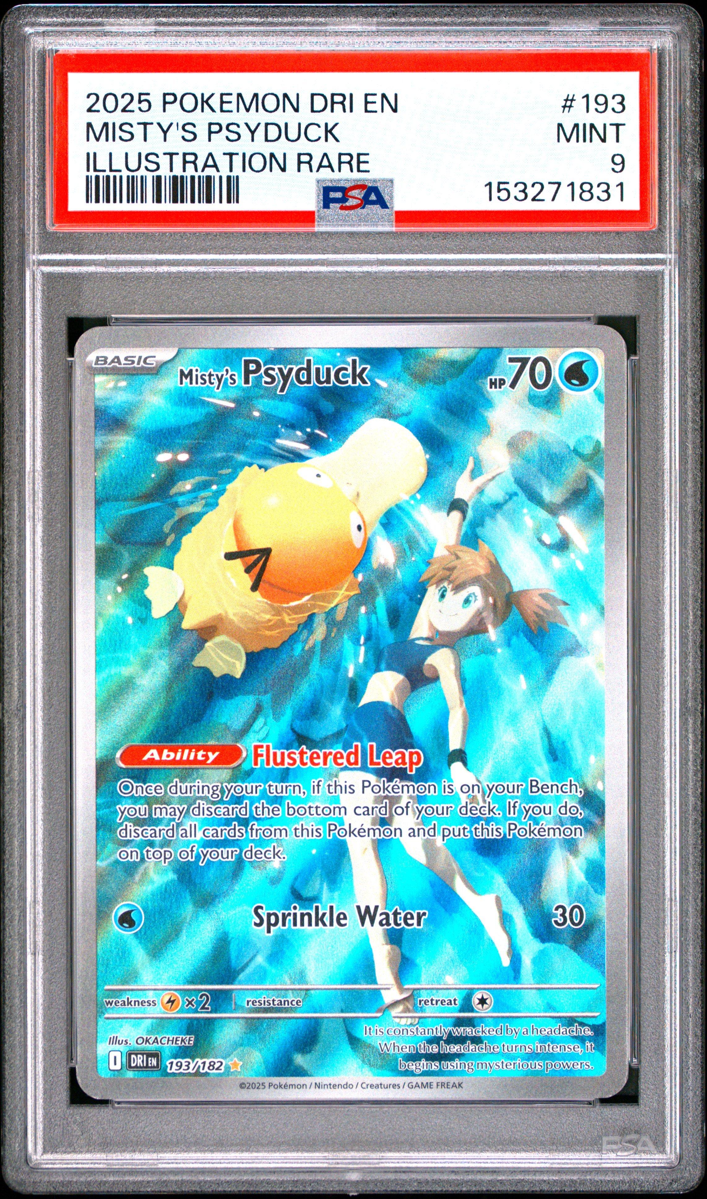 2025 Pokemon Dri En-destined Rivals 193 Misty's Psyduck