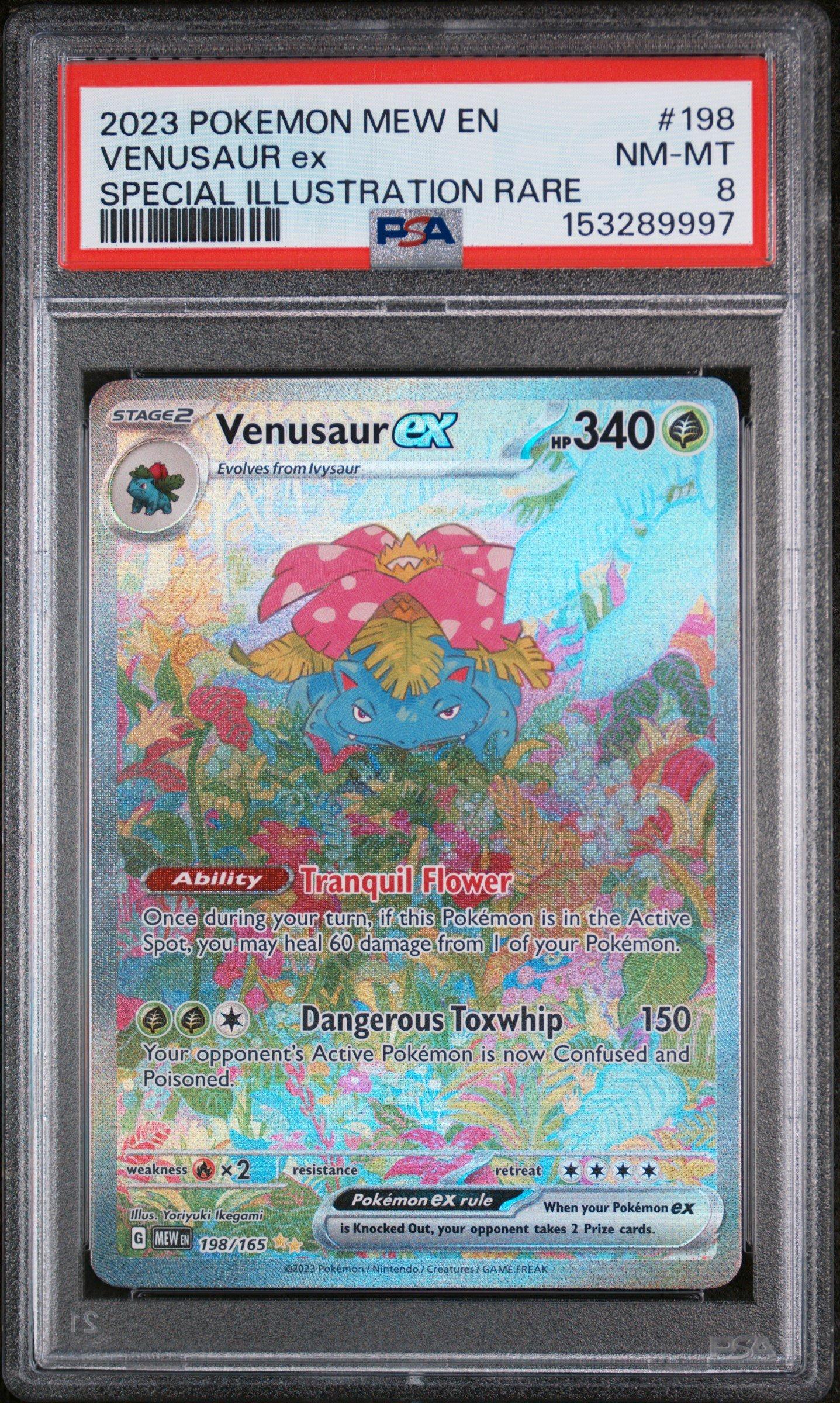 2023 Pokemon Mew En-151 198 Venusaur Ex Special Illustration Rare