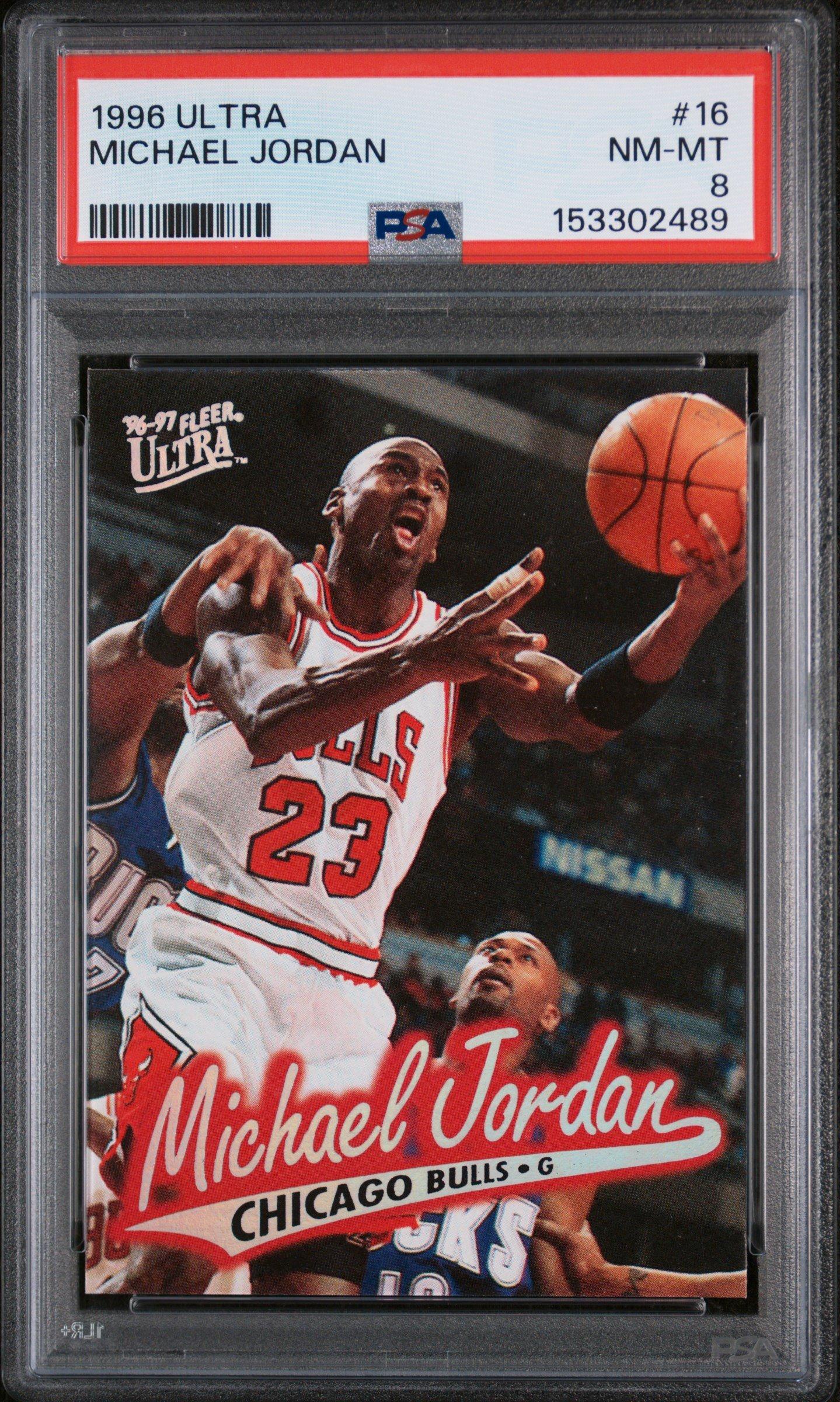 1996 Ultra 16 Michael Jordan PSA 8 Graded Card | GameStop