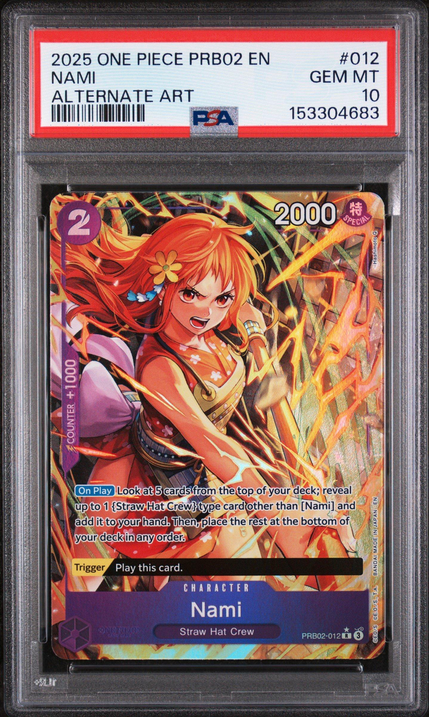 2025 One Piece Prb02-premium Booster -one Piece Card The Best- Vol