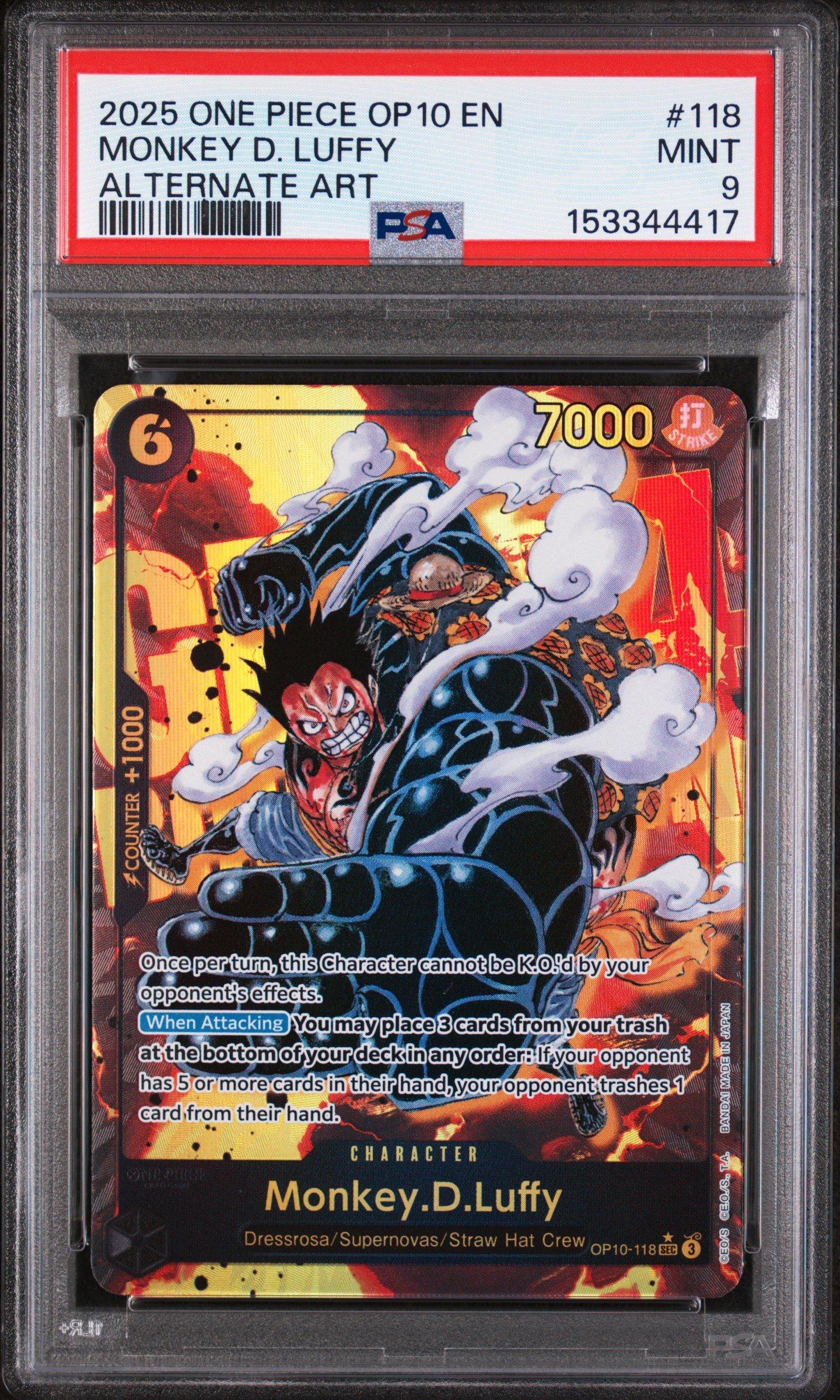 royal blood one piece rare cards EustassCaptainKid [Alternate Art] OP10-112 - OP10 [SUPER RARE] [Near Mint] Royal Blood OP10 Singles One Piece TCG Monet Super