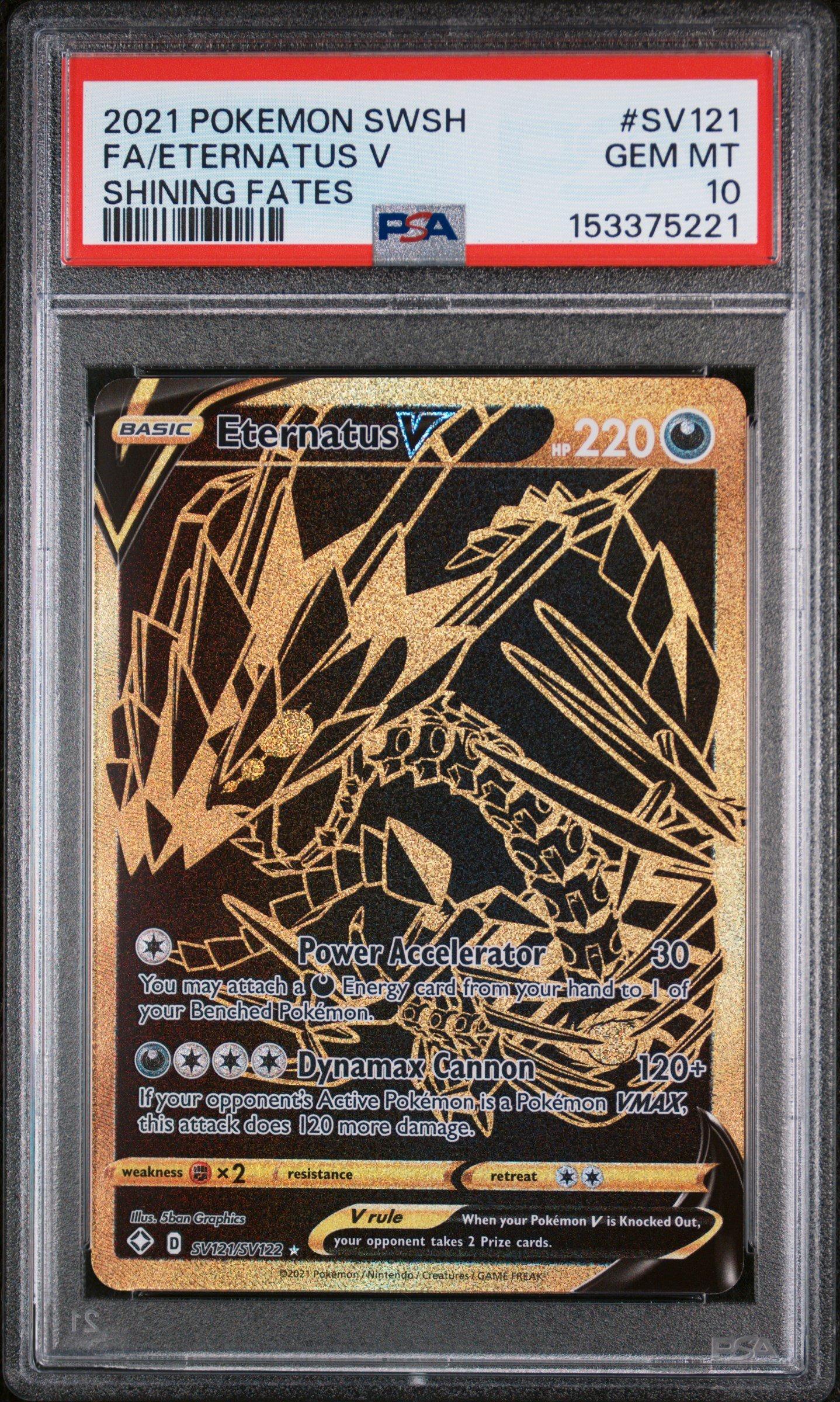pokemon eternatus v card Pokémon: VMAX stunning design Pokemon Card Game/[S3] Darkness Ablaze]Eternatus