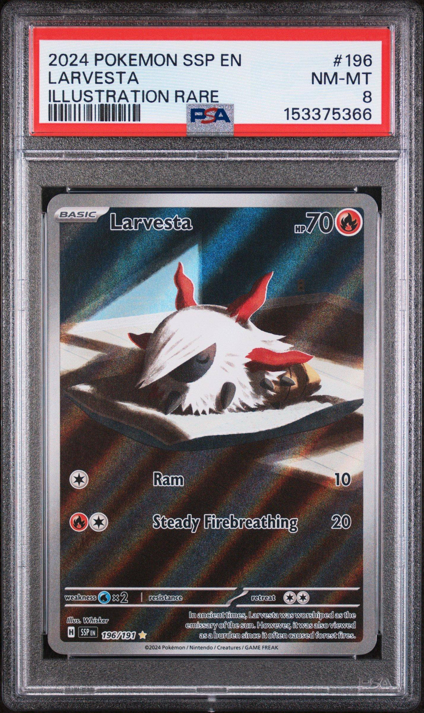 larvesta pokemon card Larvesta SV11B 103/086 AR Card