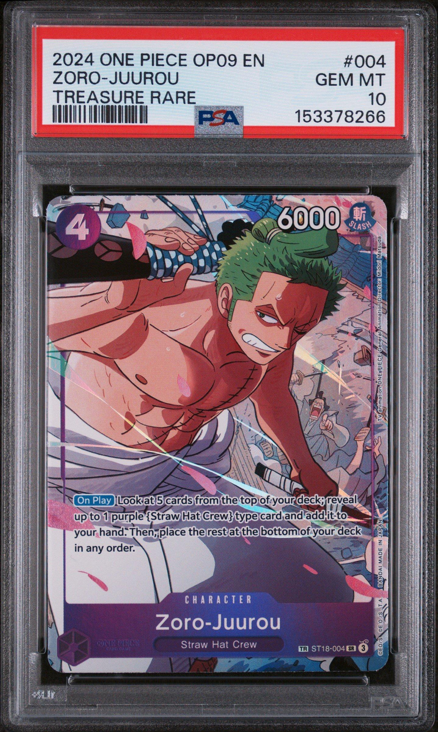 2025 One Piece Op12-legacy Of The Master 020 Roronoa Zoro