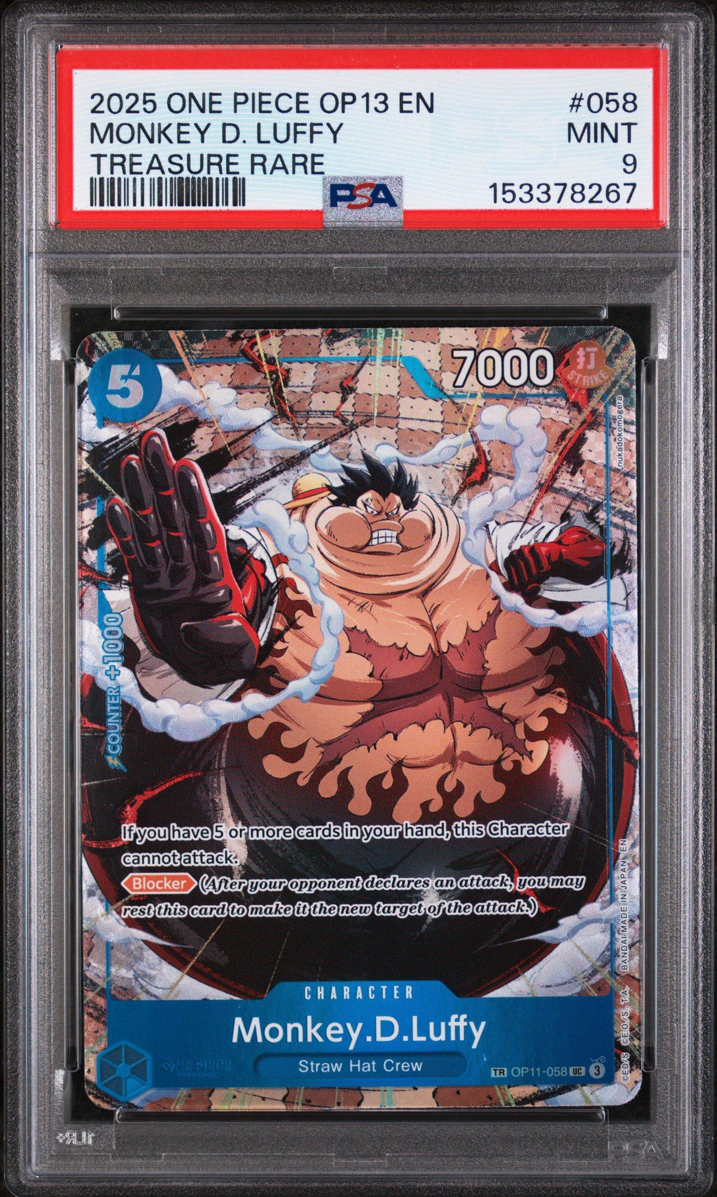 2025 One Piece Op13-carrying On His Will 058 Monkey D. Luffy