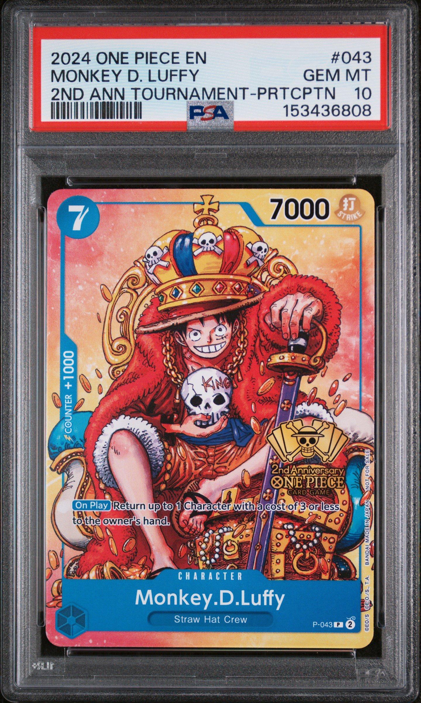 2024 One Piece Promos 043 Monkey D. Luffy 2nd Anniversary
