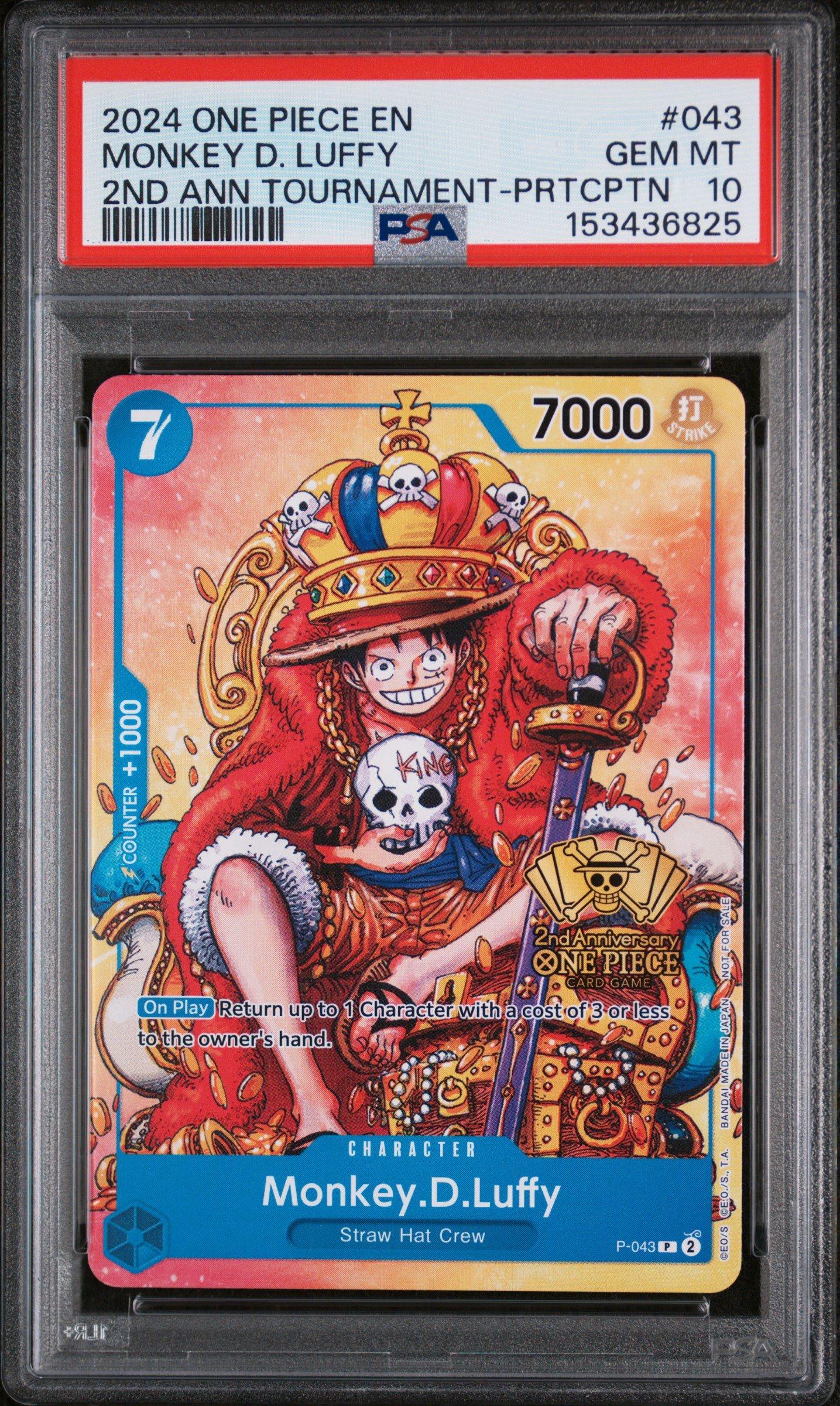 2024 One Piece Promos 043 Monkey D. Luffy 2nd Anniversary