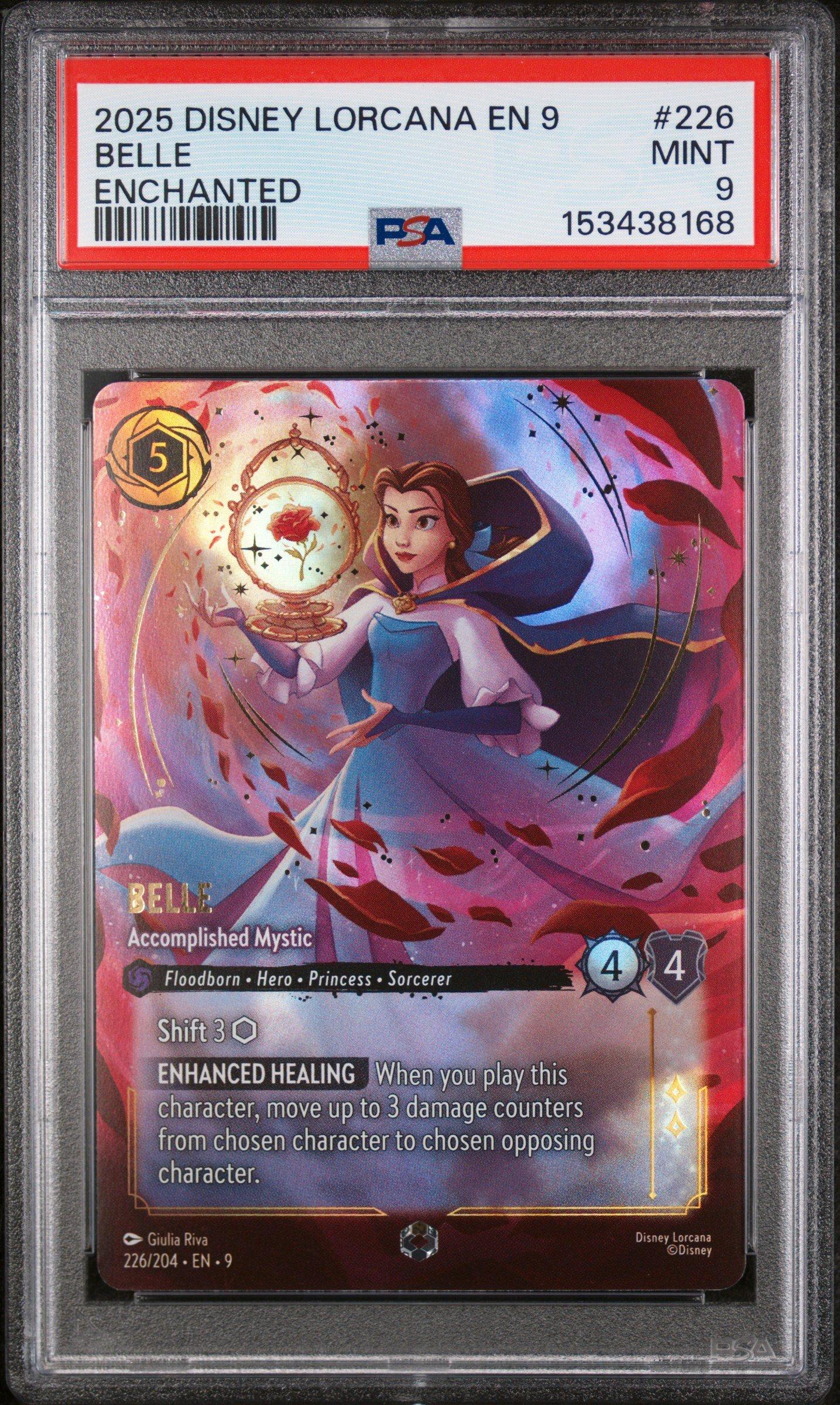 2025 Disney Lorcana En 9-fabled 226 Belle - Accomplished Mystic
