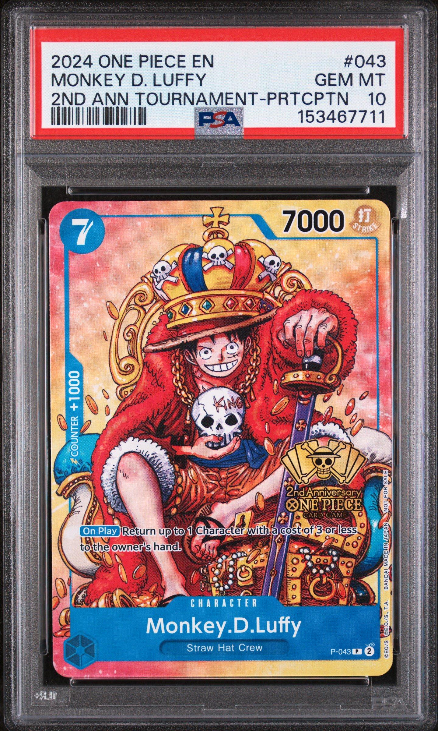 2024 One Piece Promos 043 Monkey D. Luffy 2nd Anniversary