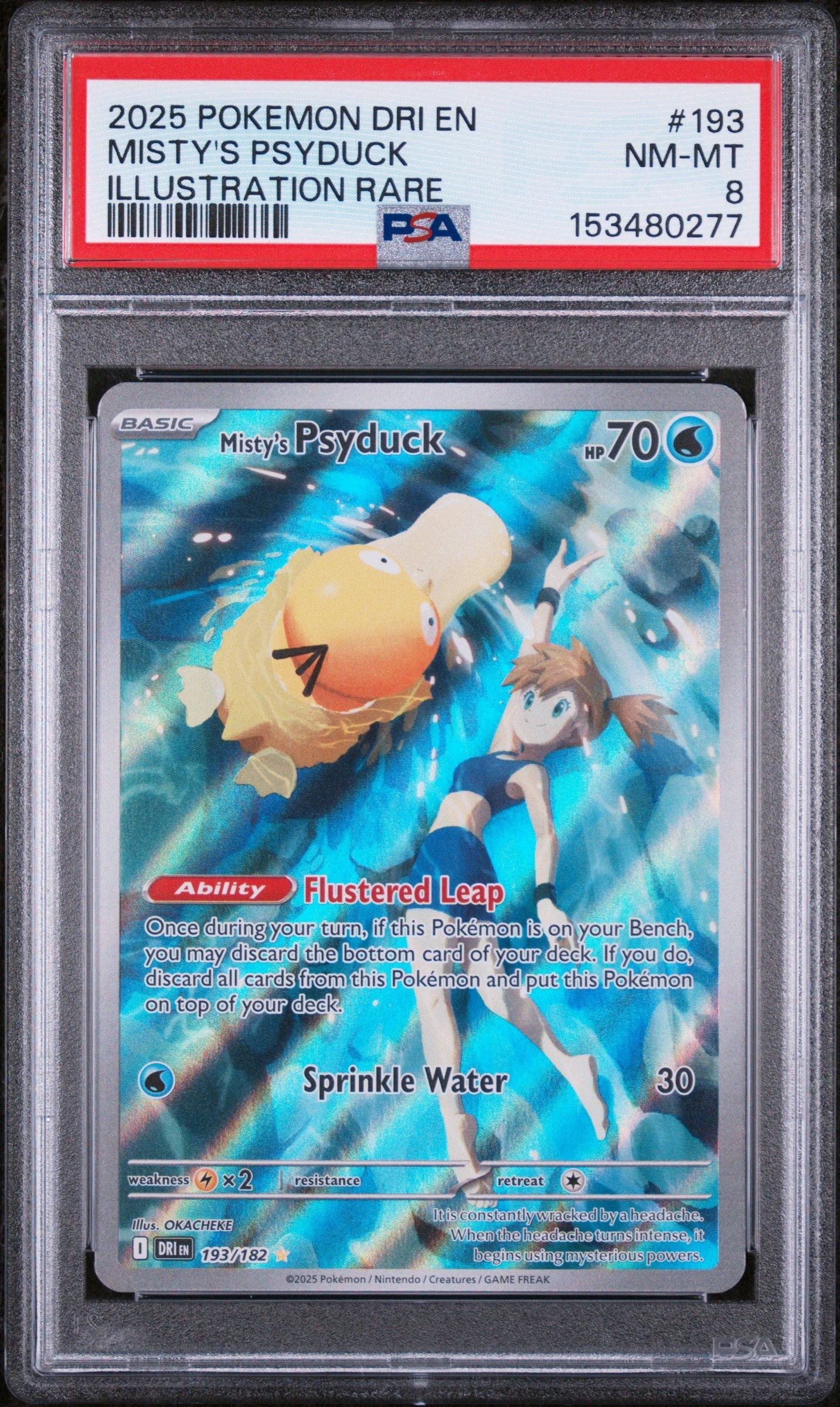 2025 Pokemon Dri En-destined Rivals 193 Misty's Psyduck