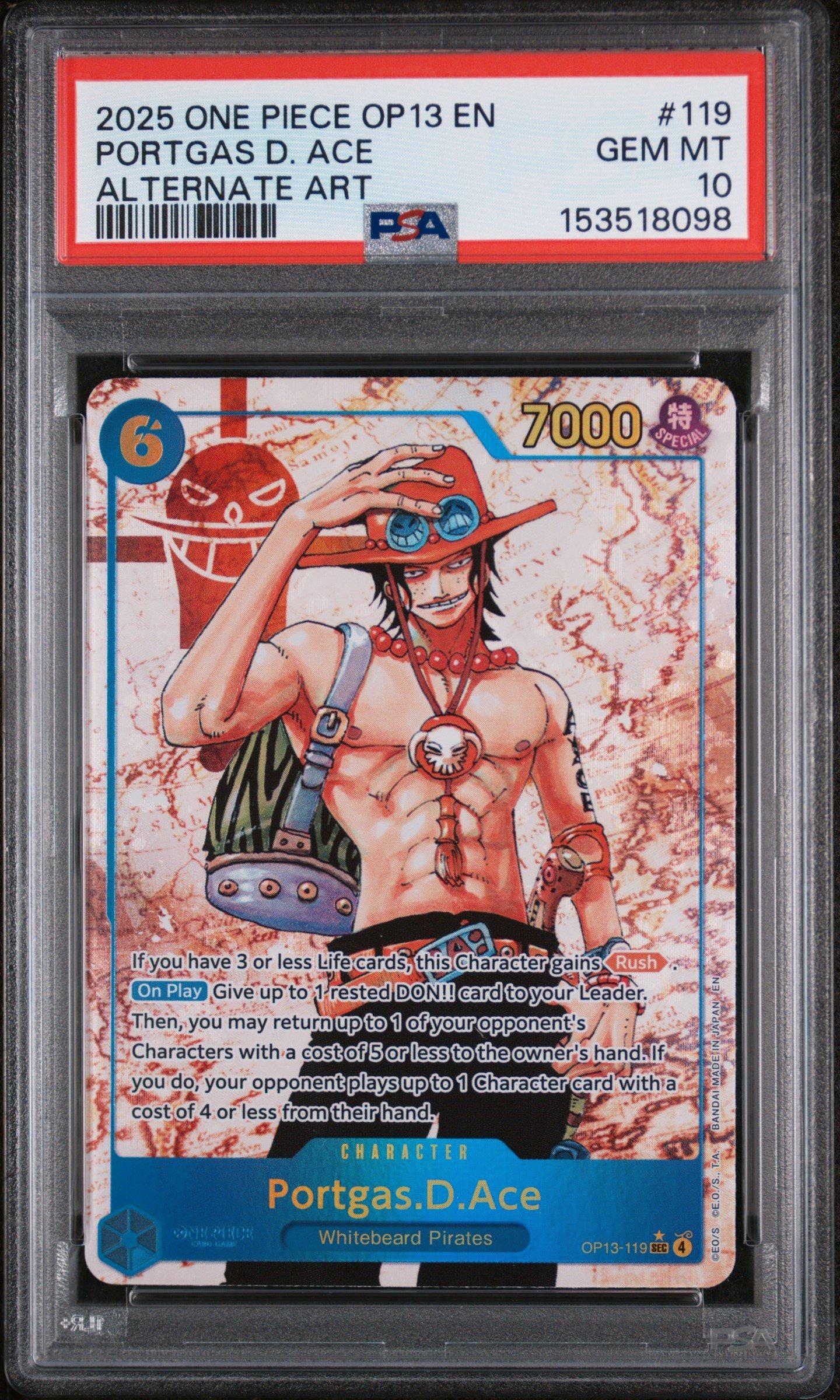 2025 One Piece Op13-carrying On His Will 119 Portgas D. Ace