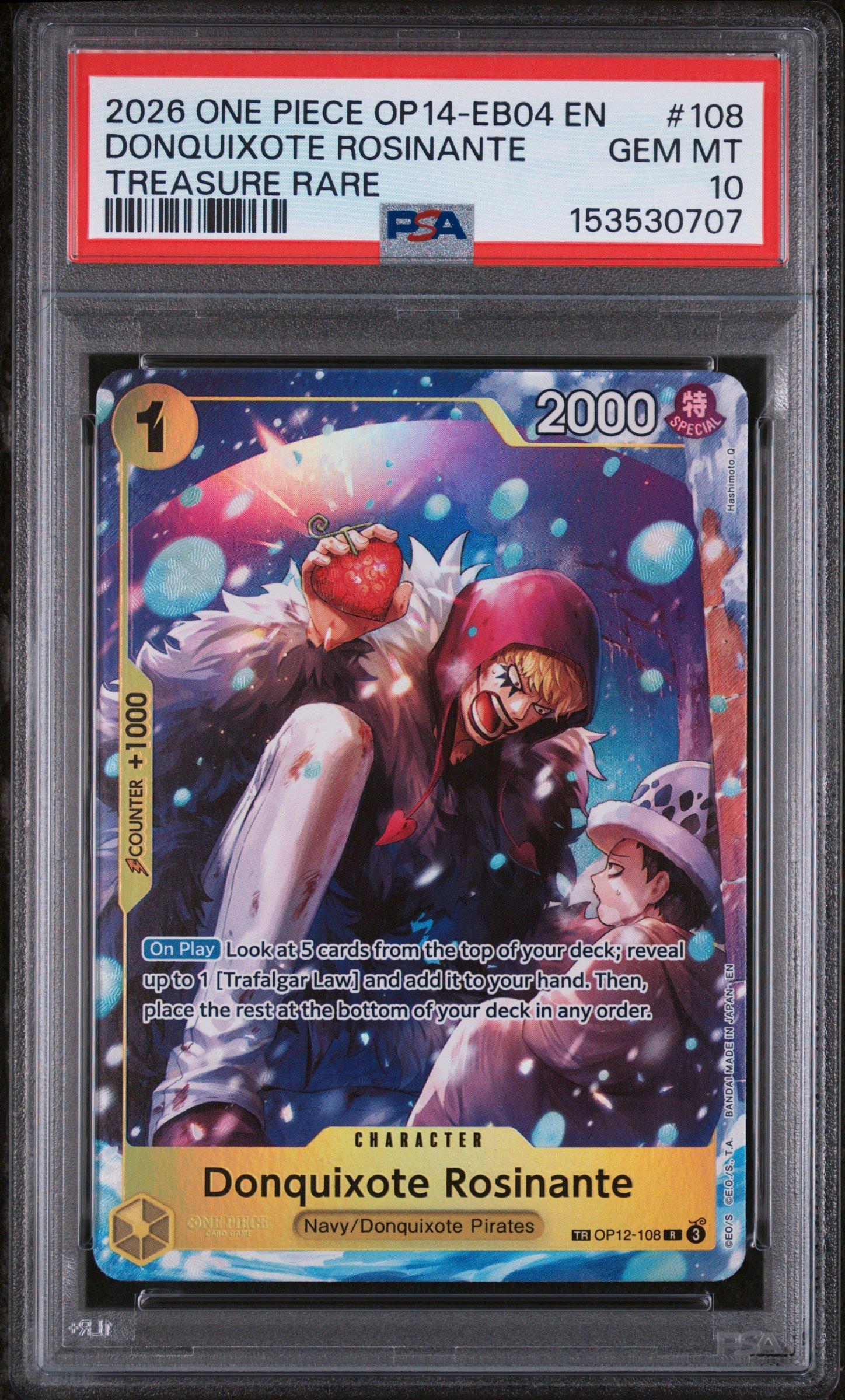 開*。様 2023 ONE PIECE JP #005 QUEEN GEM MT 2023 One Piece Japanese Promos 005 Queen Official Event Prize PSA
