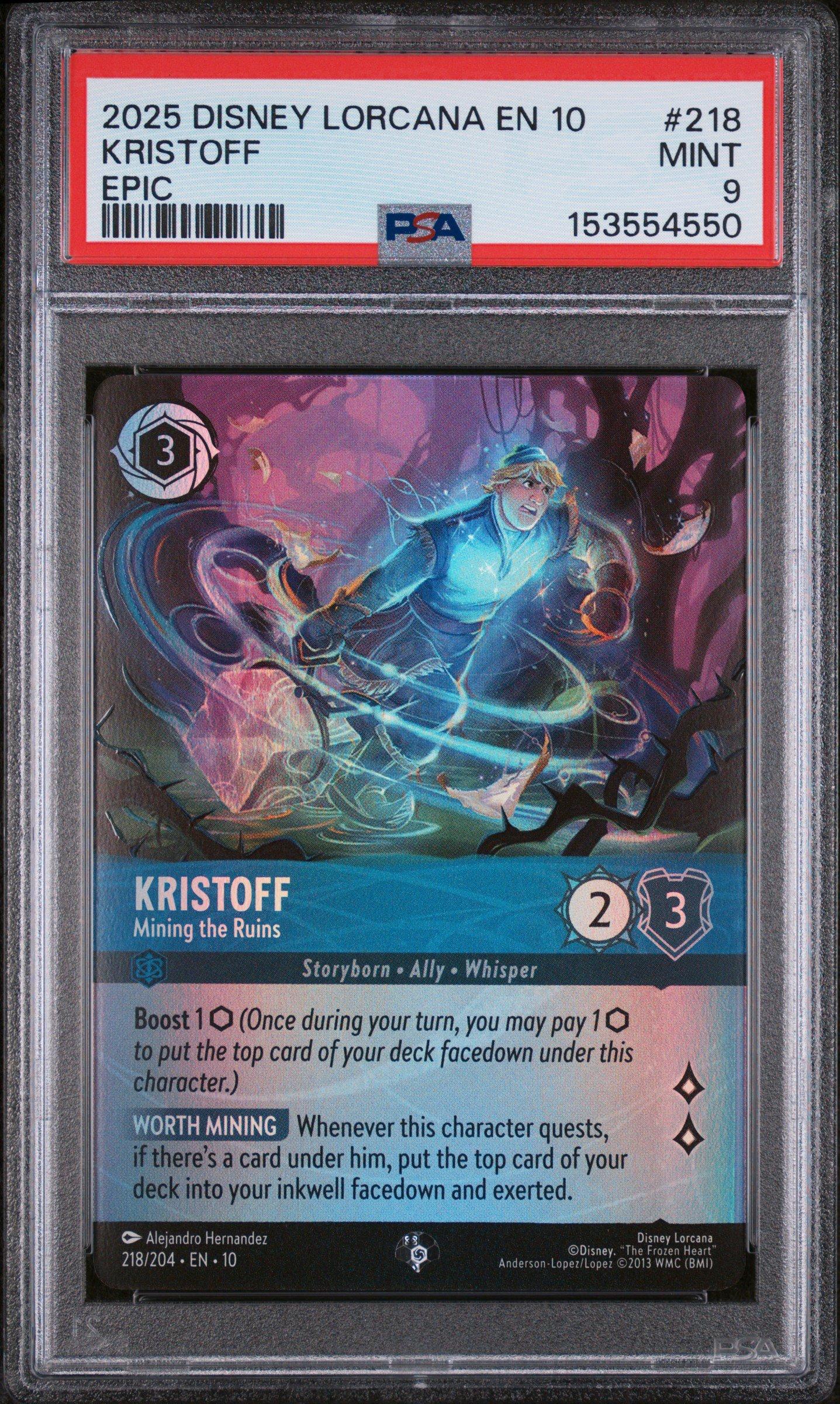 how to get lorcana cards graded PSA grades signed Disney 2025 Disney Lorcana En 10-whispers