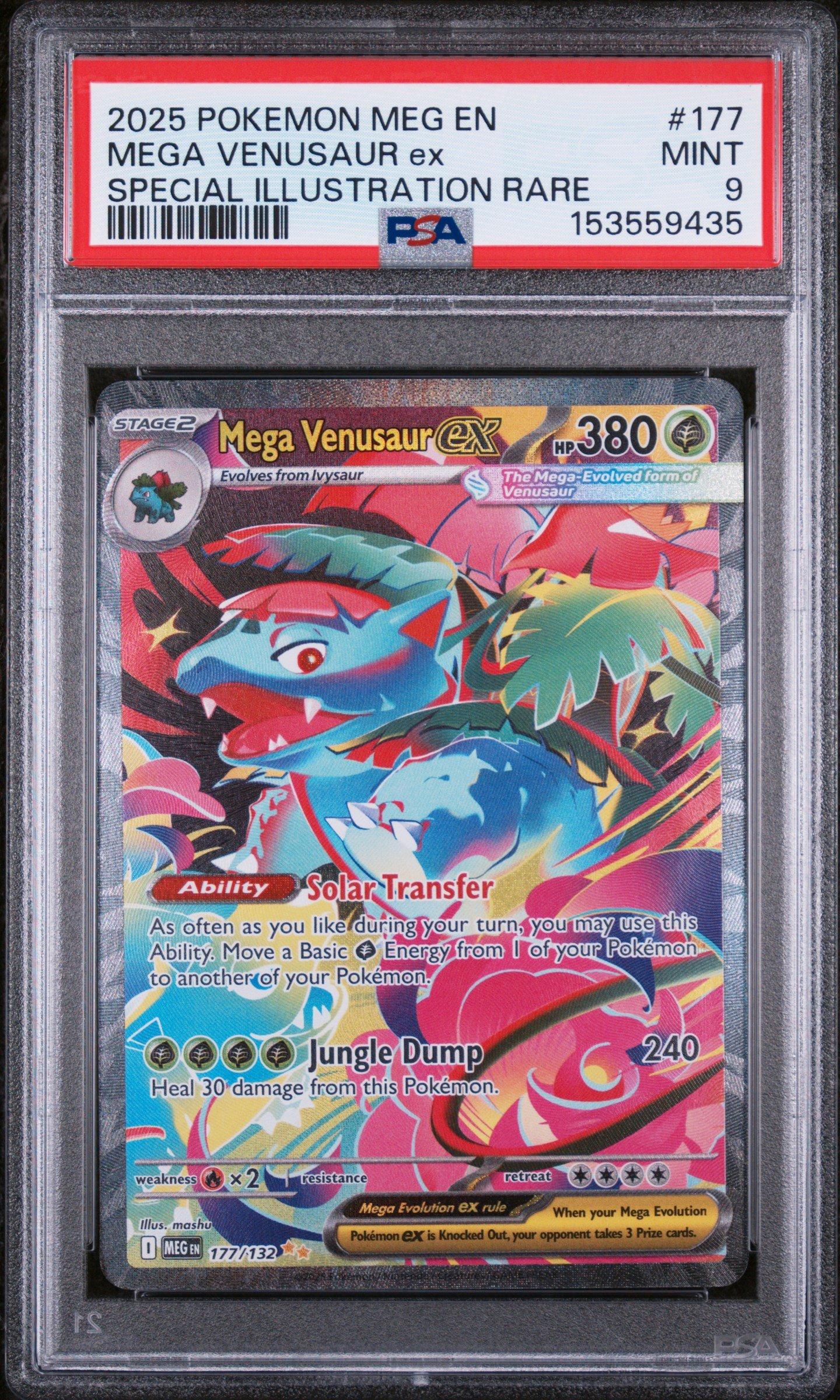 2025 Pokemon Meg En-mega Evolution 177 Mega Venusaur Ex Special