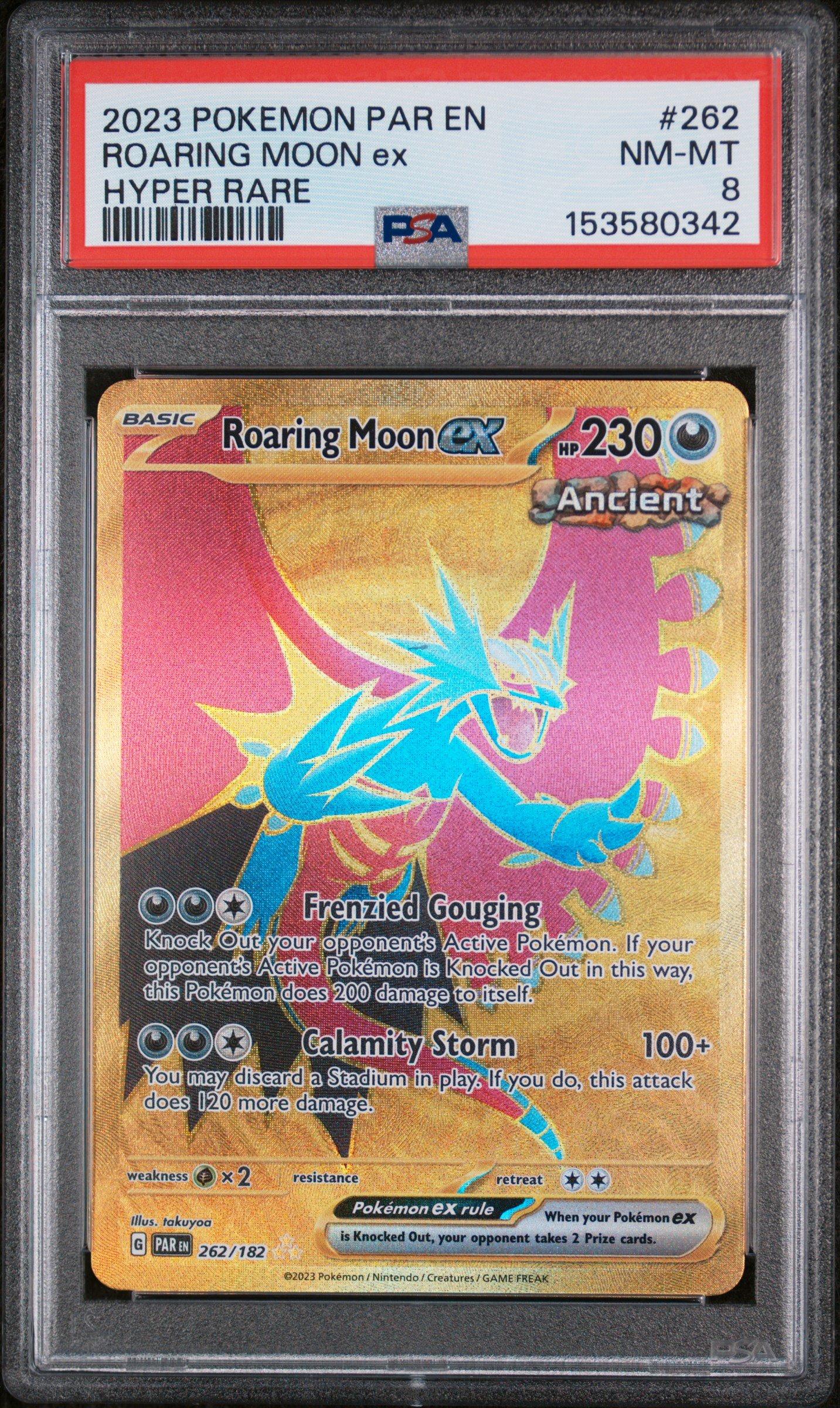 2023 Pokemon Par En-paradox Rift 262 Roaring Moon Ex Hyper Rare