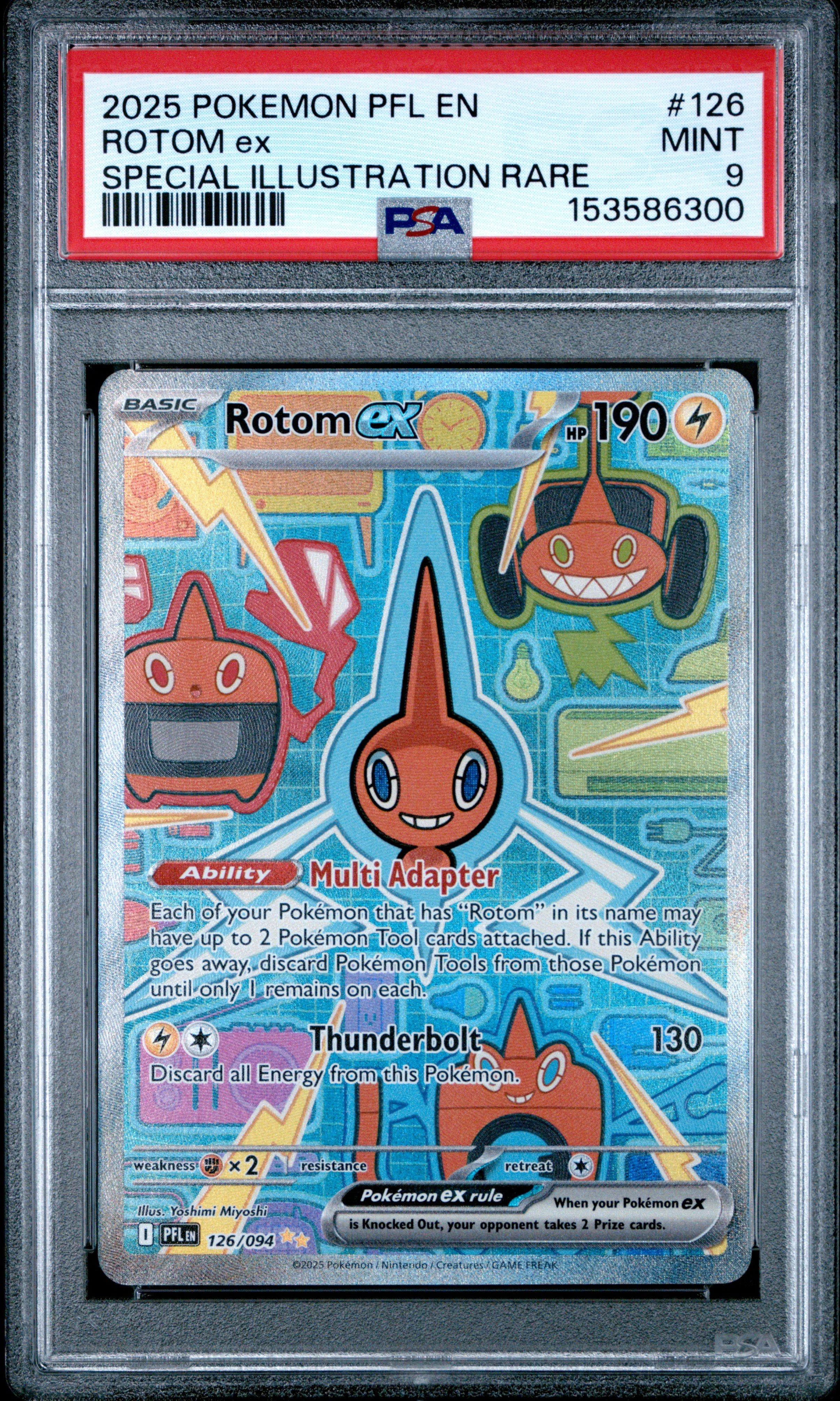 2025 Pokemon Pfl En-phantasmal Flames 126 Rotom Ex Special