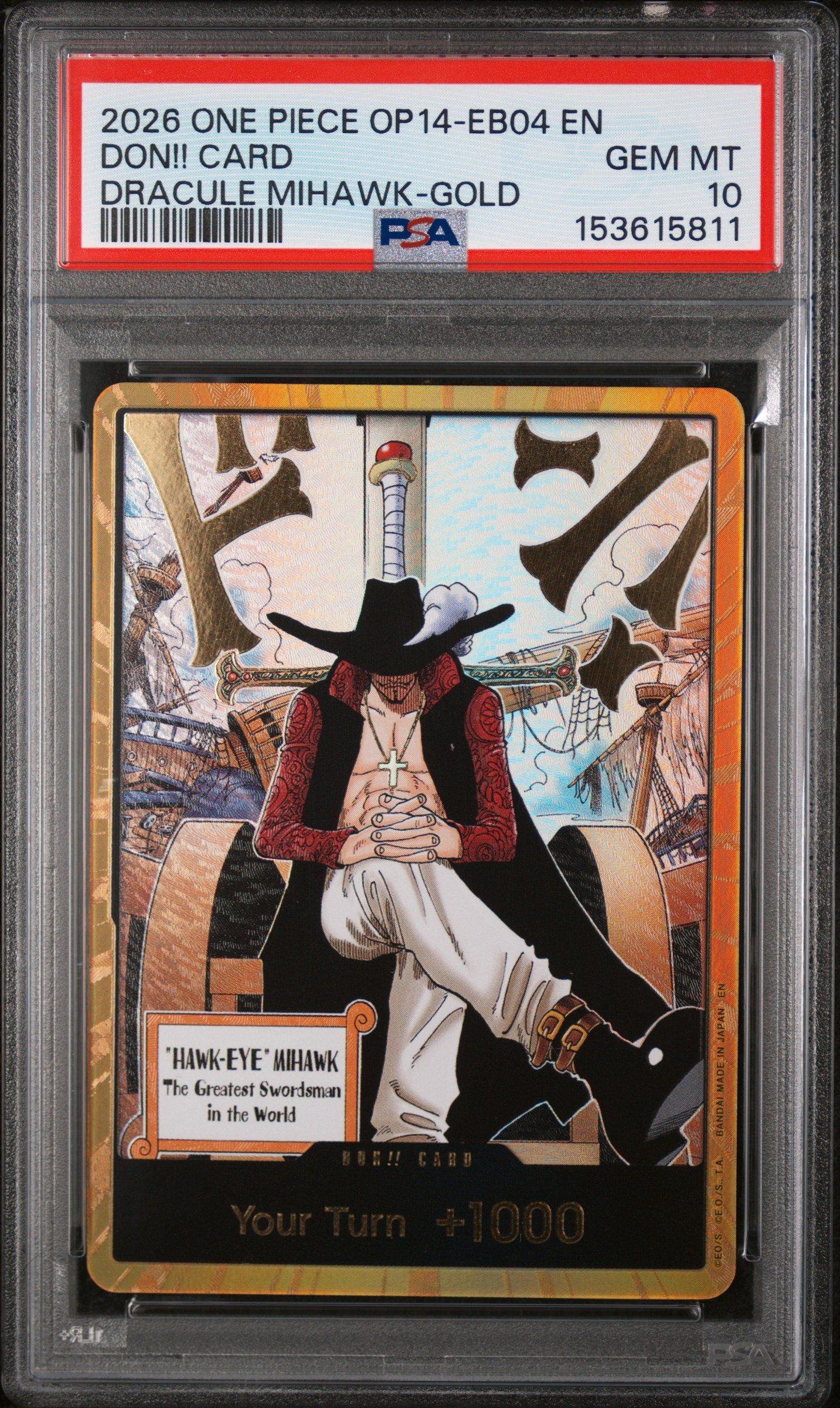 2026 One Piece Op14-eb04-the Azure Sea's Seven Don!! Card Dracule