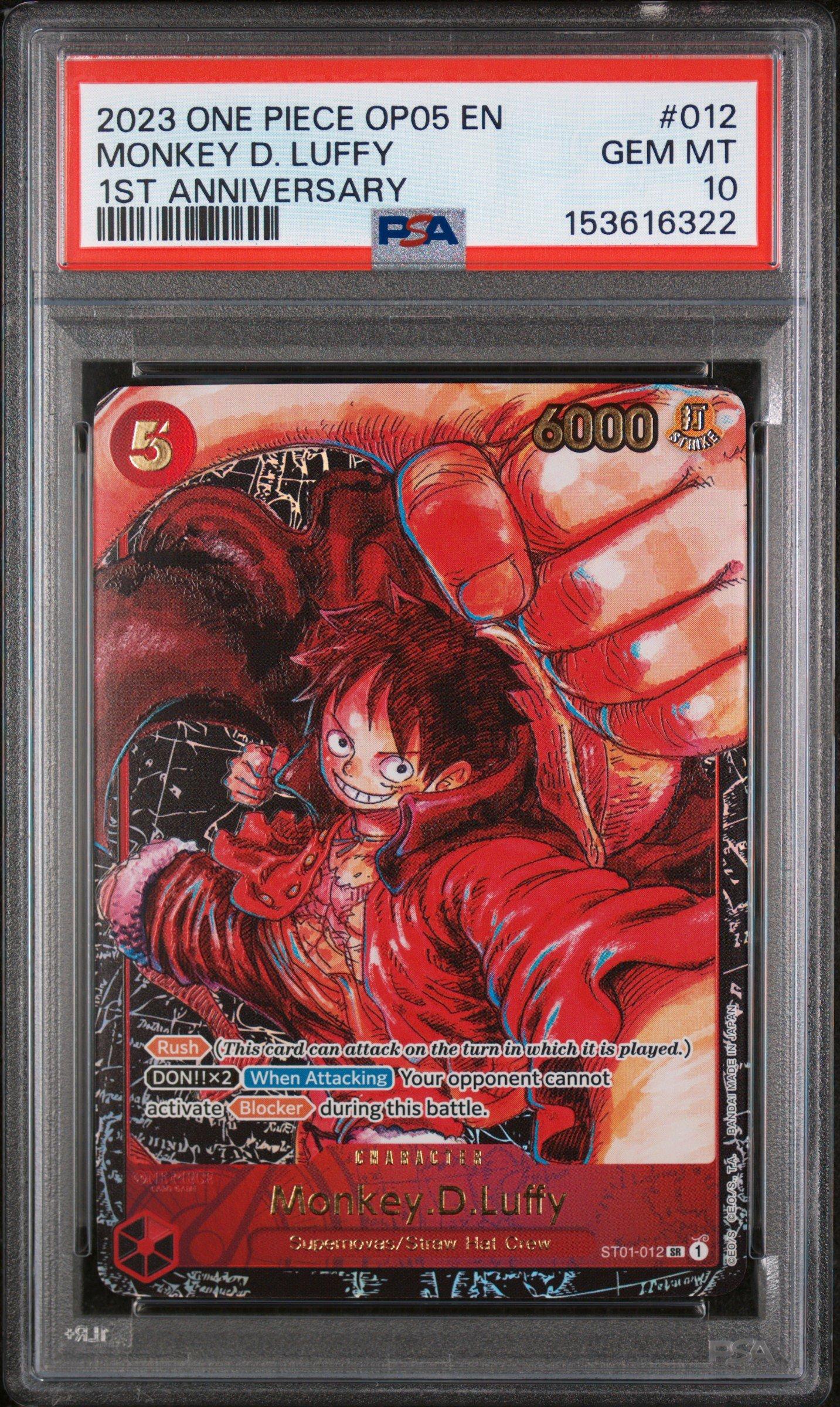 2023 One Piece Op05-awakening Of The New Era 012 Monkey D. Luffy