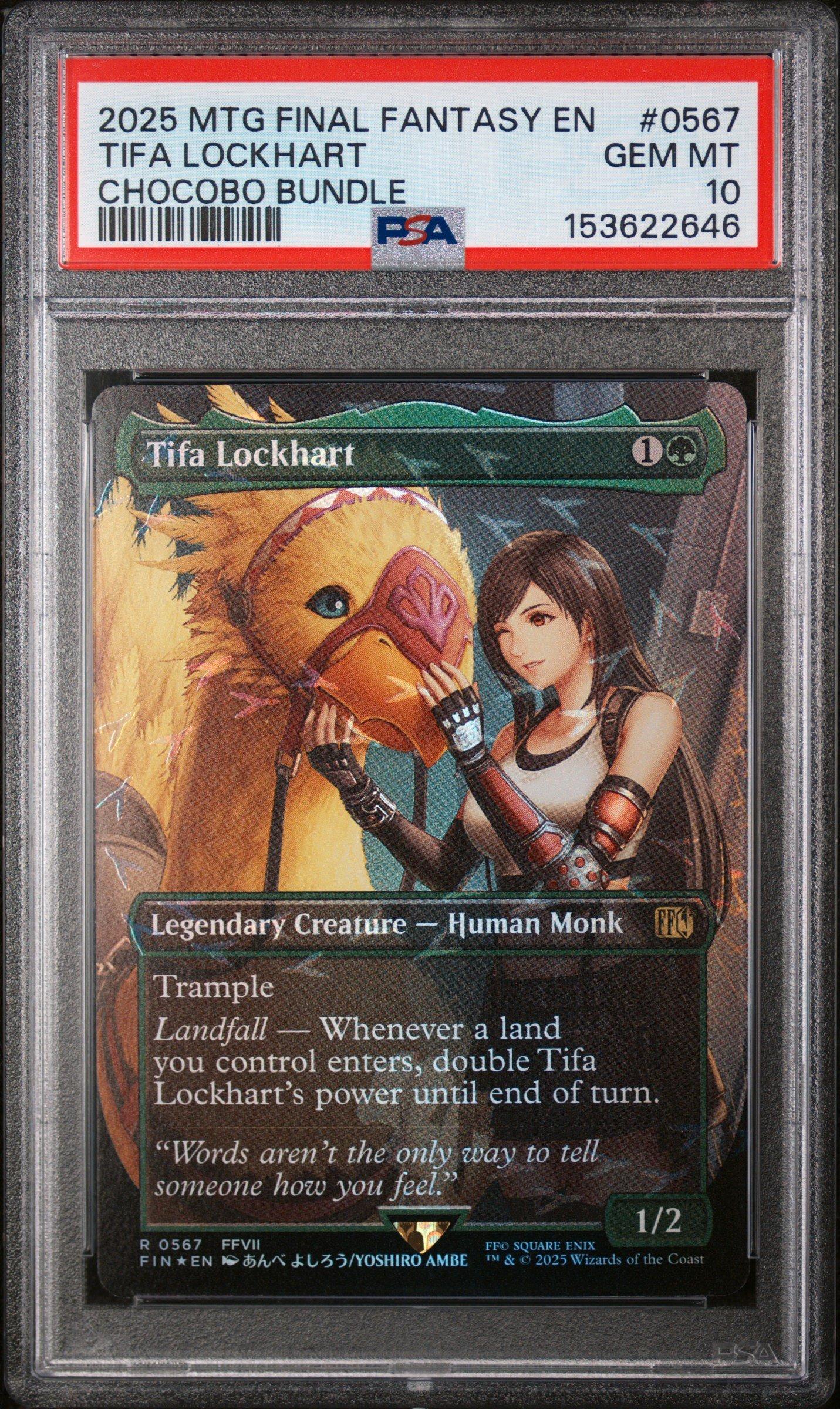 2025 Magic The Gathering Final Fantasy 0567 Tifa Lockhart Chocobo