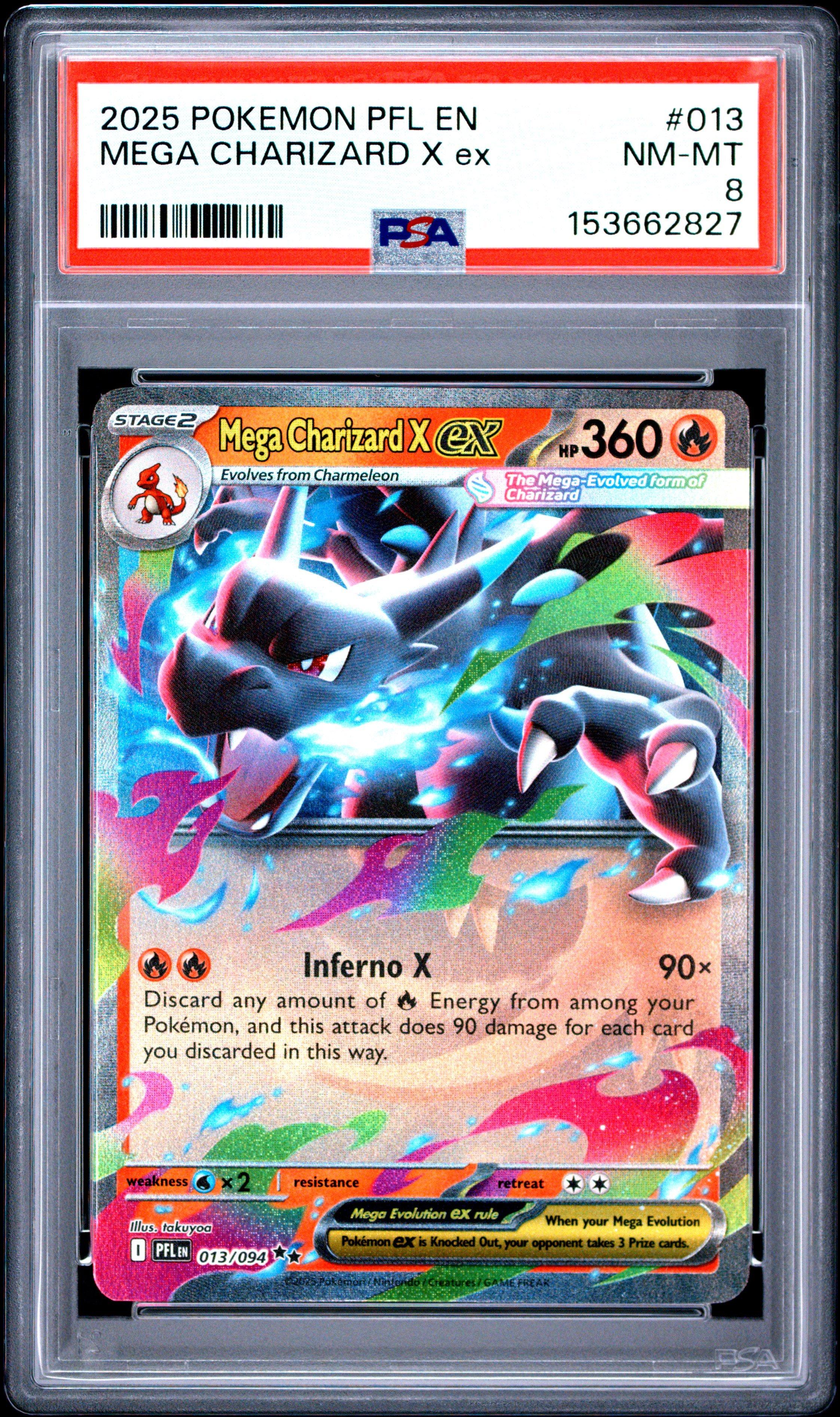 charizard pokemon card psa 8 [PSA 8] {032/075} CHARIZARD-HOLO PSA10】CHARIZARD #8 POKEMON MEGA GET!