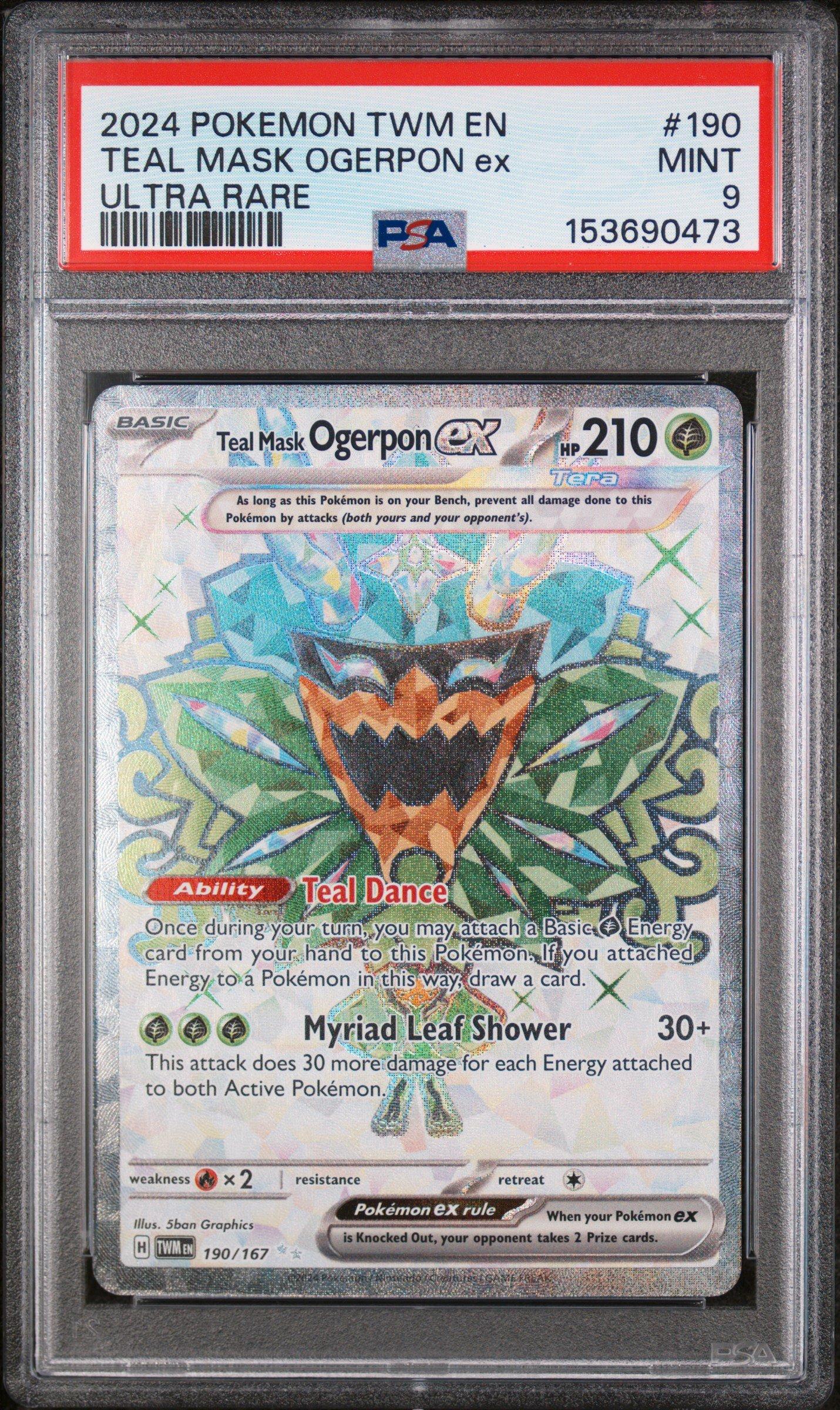 2024 Pokemon Twm En-twilight Masquerade 190 Teal Mask Ogerpon Ex