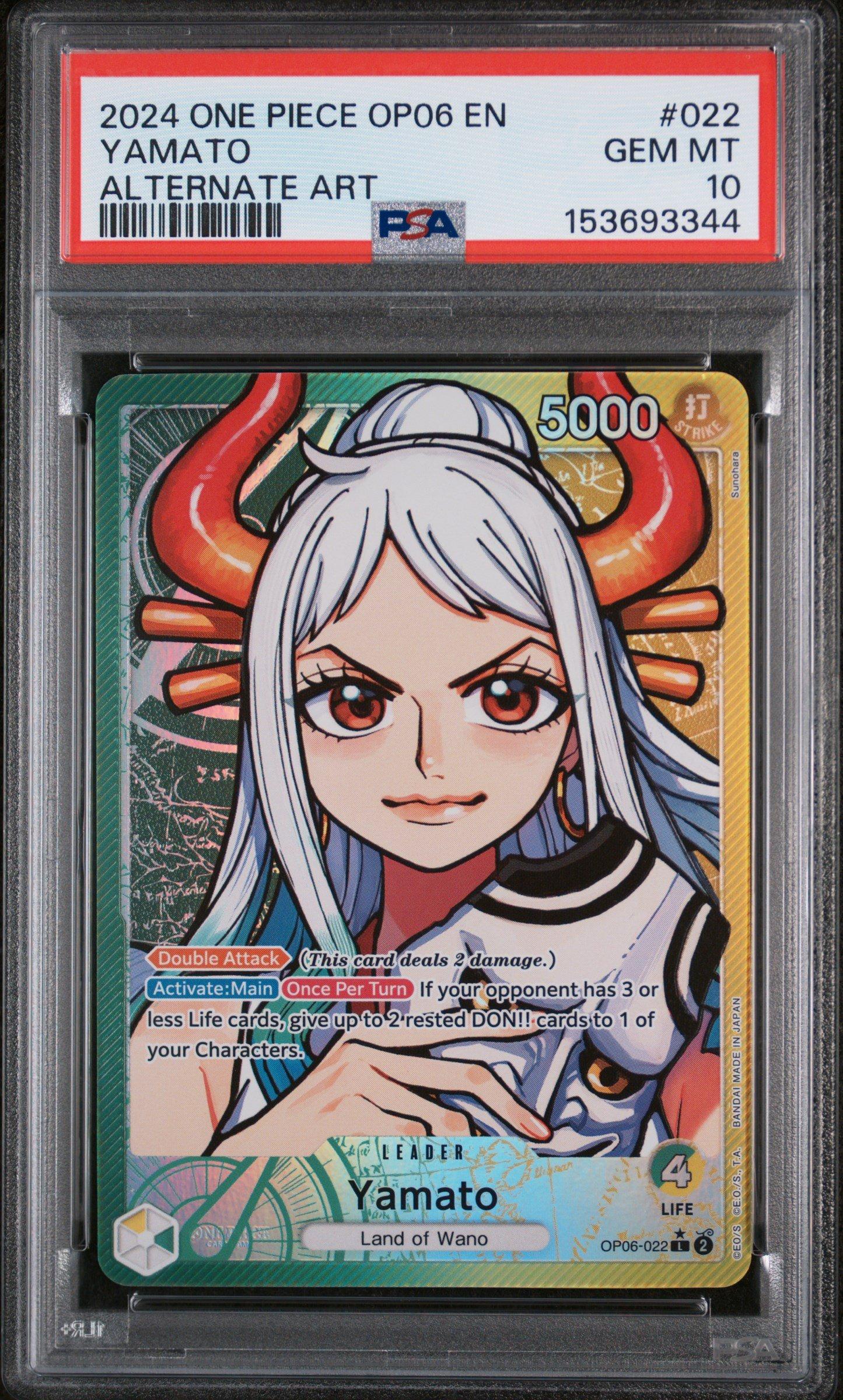 2024 One Piece Op06-wings Of The Captain 022 Yamato Alternate Art