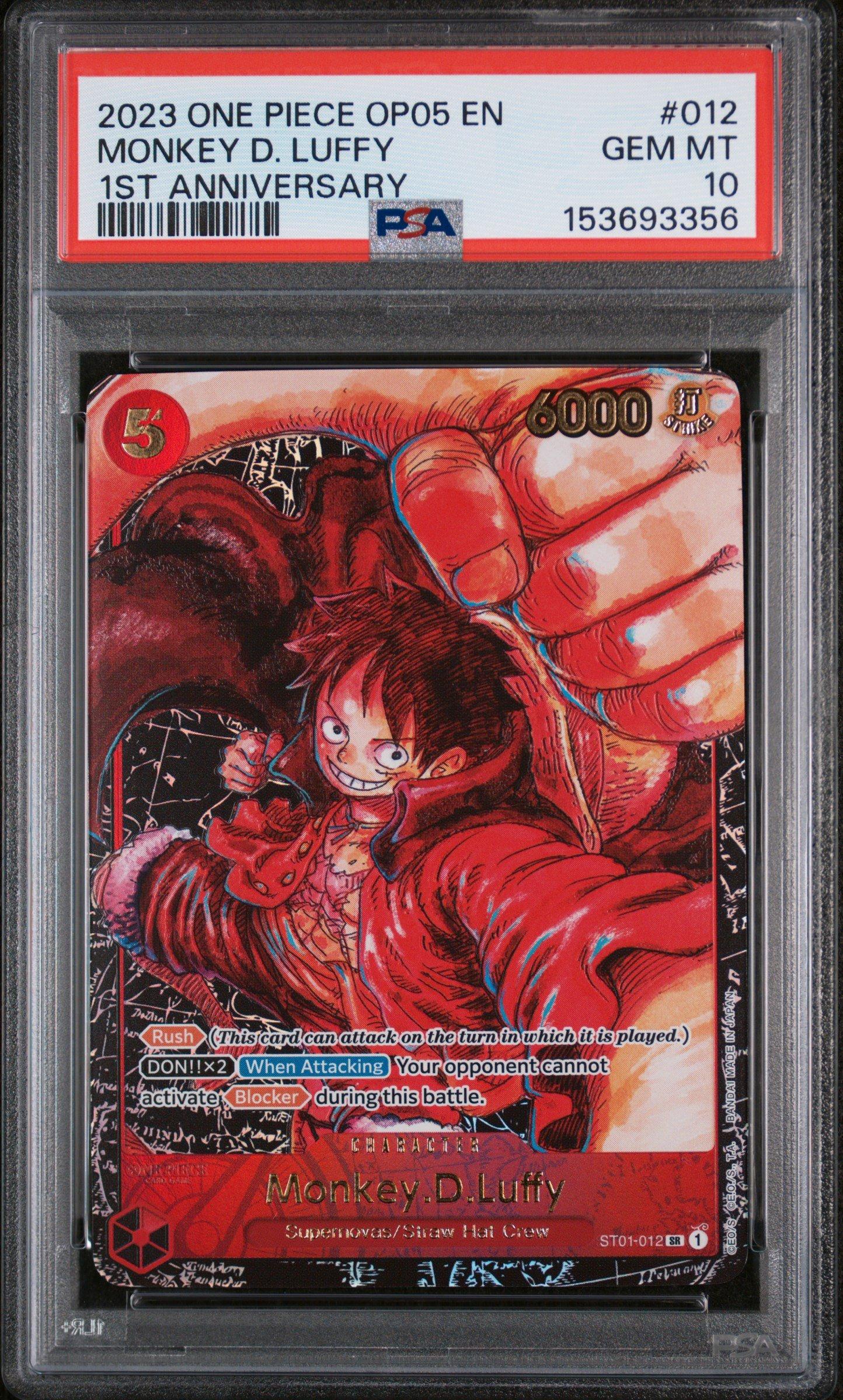2023 One Piece Op05-awakening Of The New Era 012 Monkey D. Luffy
