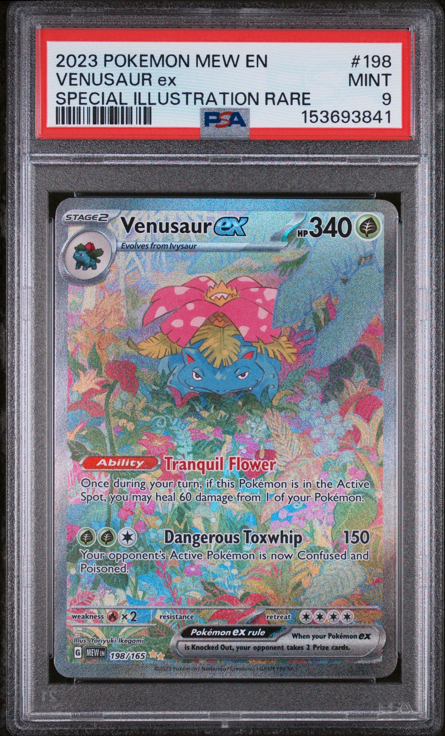 2023 Pokemon Mew En-151 198 Venusaur Ex Special Illustration Rare