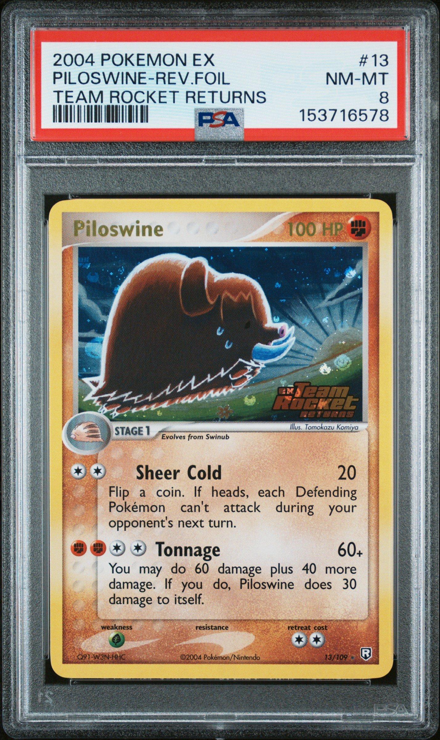 piloswine pokemon card - 46/100 Reverse Holo Features the Pokemon Piloswine with vivid Piloswine [Reverse Holo] #19 Prices