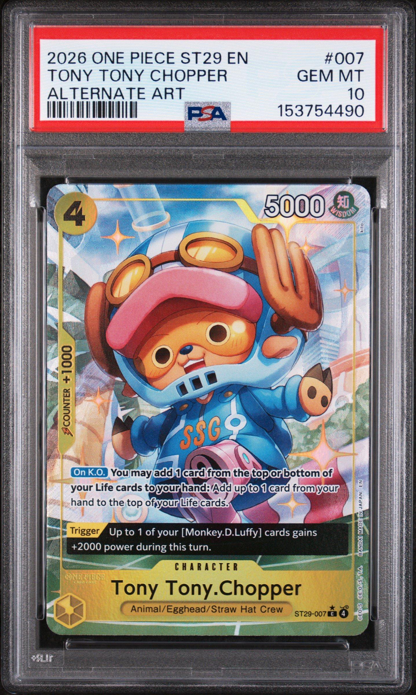 2026 One Piece Starter Deck St29-egghead 007 Tony Tony Chopper
