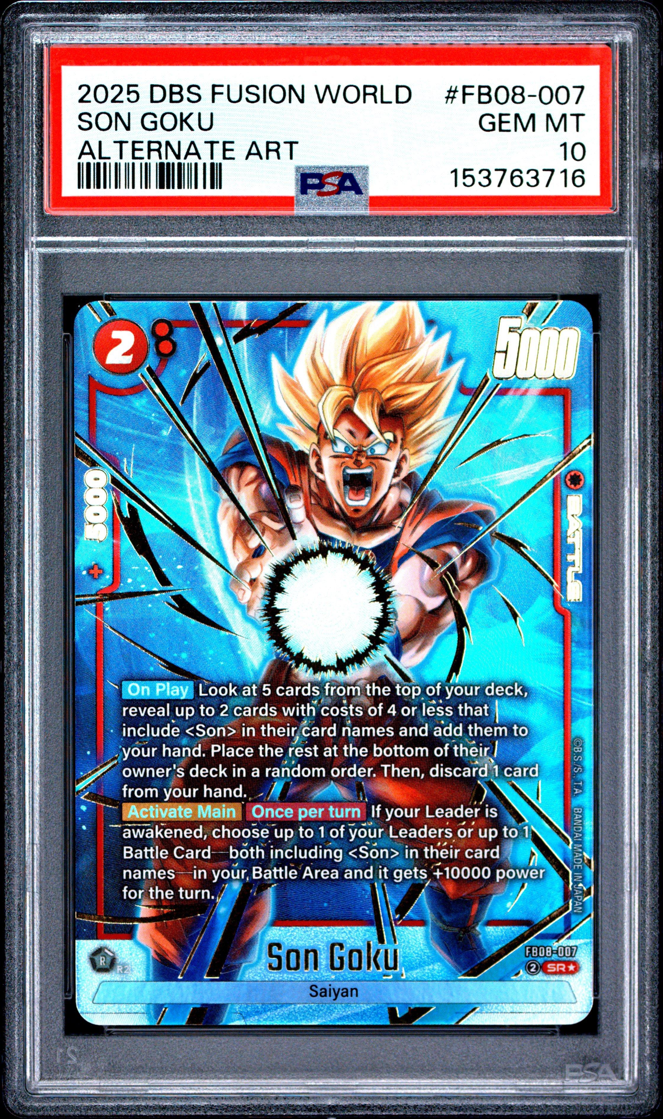 2025 Dragon Ball Super Card Game Fusion World Saiyan's Pride Fb08