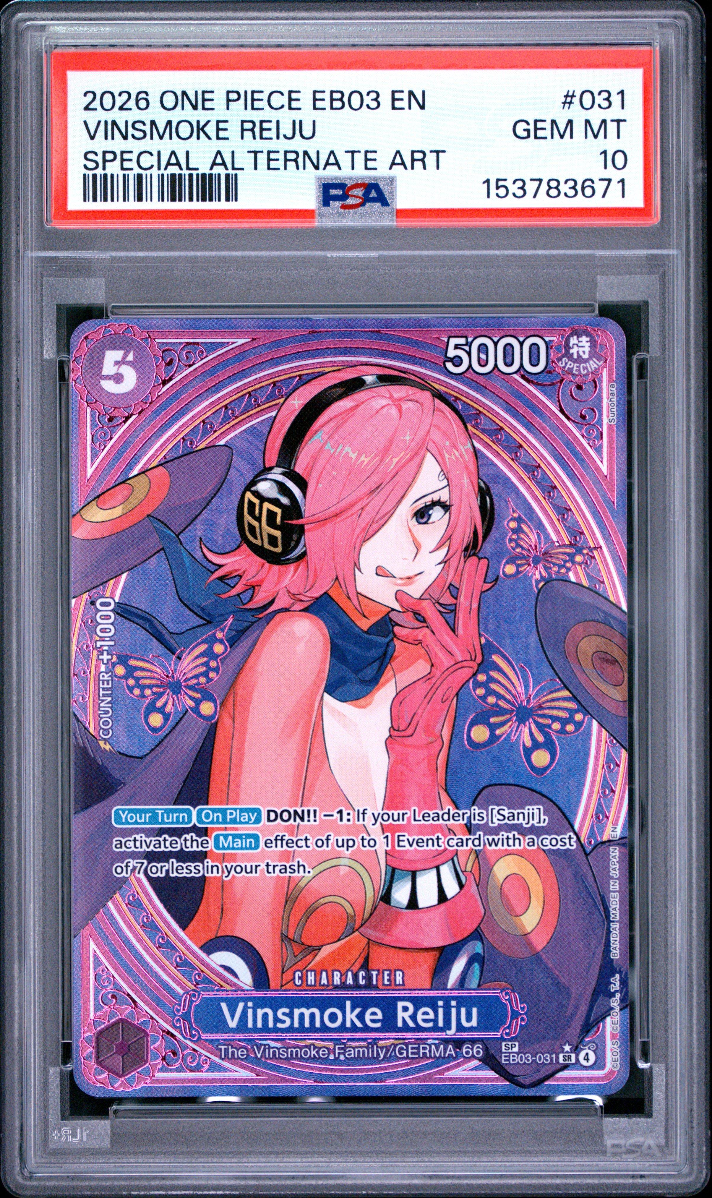 2026 One Piece Eb03-extra Booster -one Piece Heroines Edition- 031