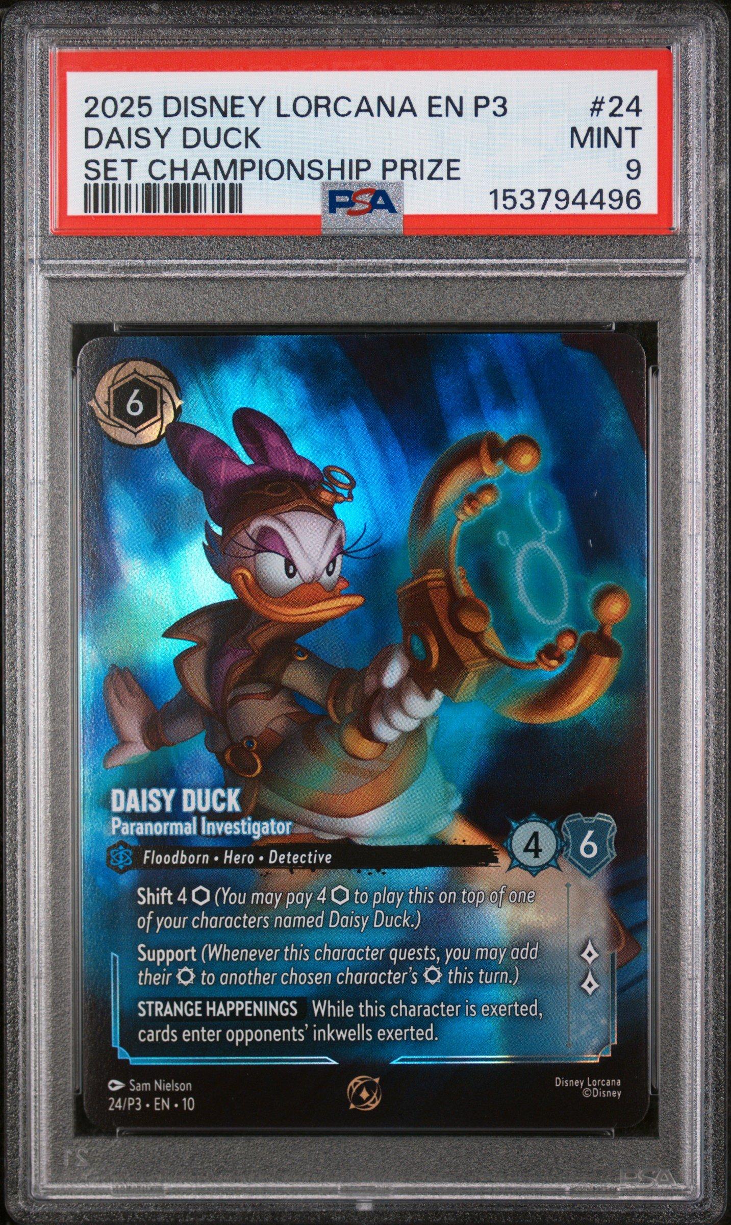 2025 Disney Lorcana En P3-promo 24 Daisy Duck - Paranormal