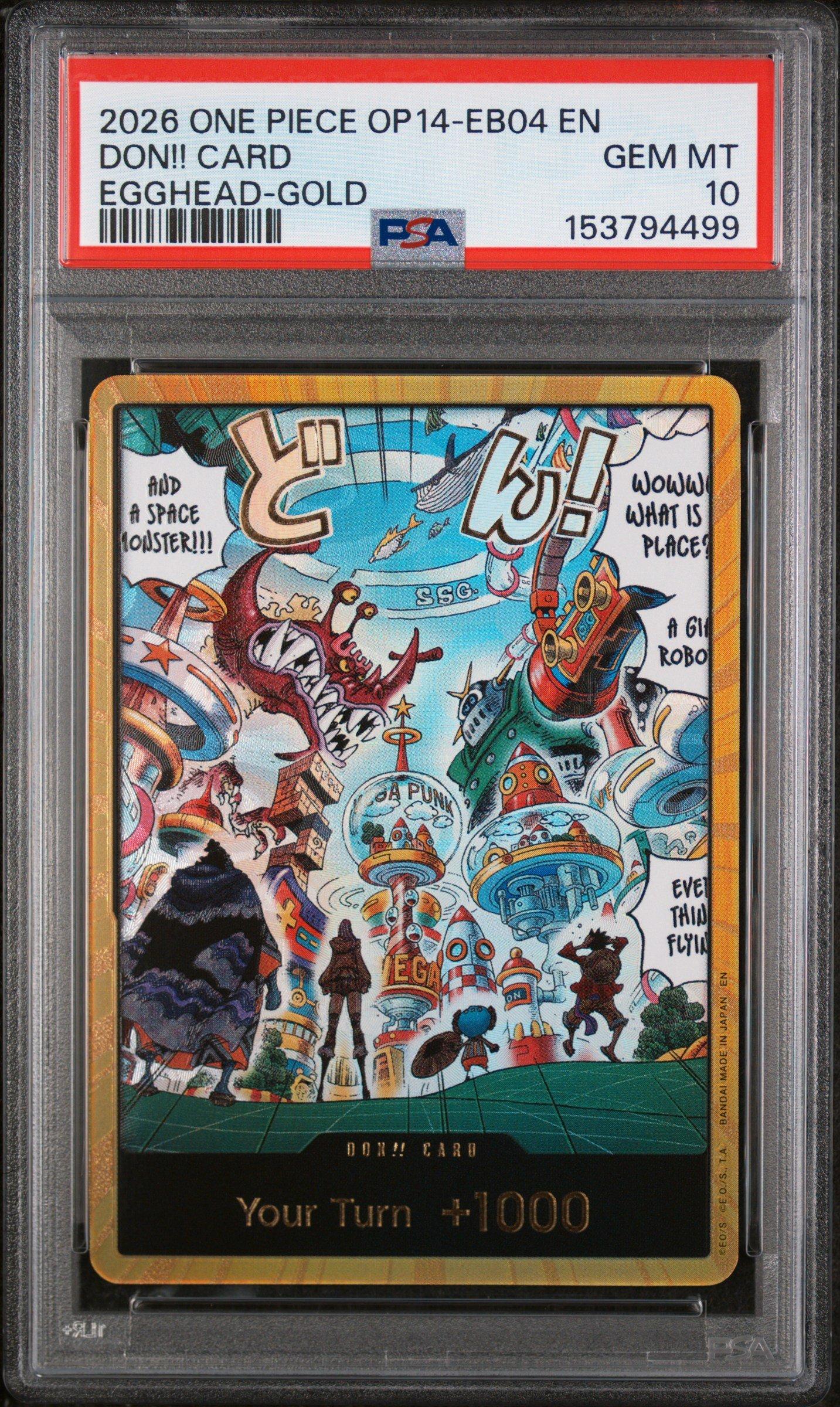 2026 One Piece Op14-eb04-the Azure Sea's Seven Don!! Card Egghead