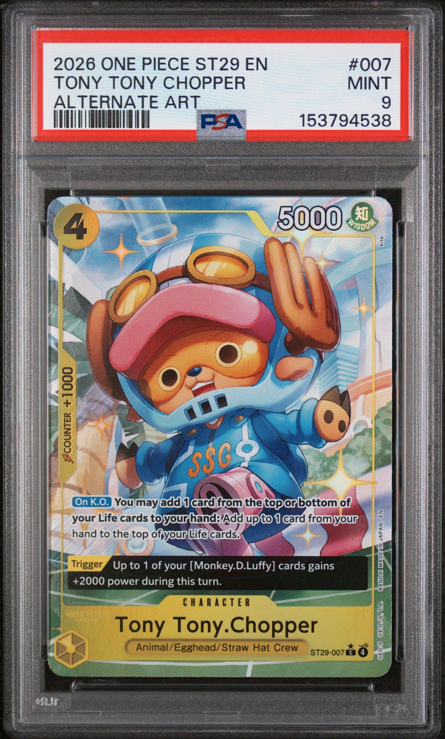 2026 One Piece Starter Deck St29-egghead 007 Tony Tony Chopper