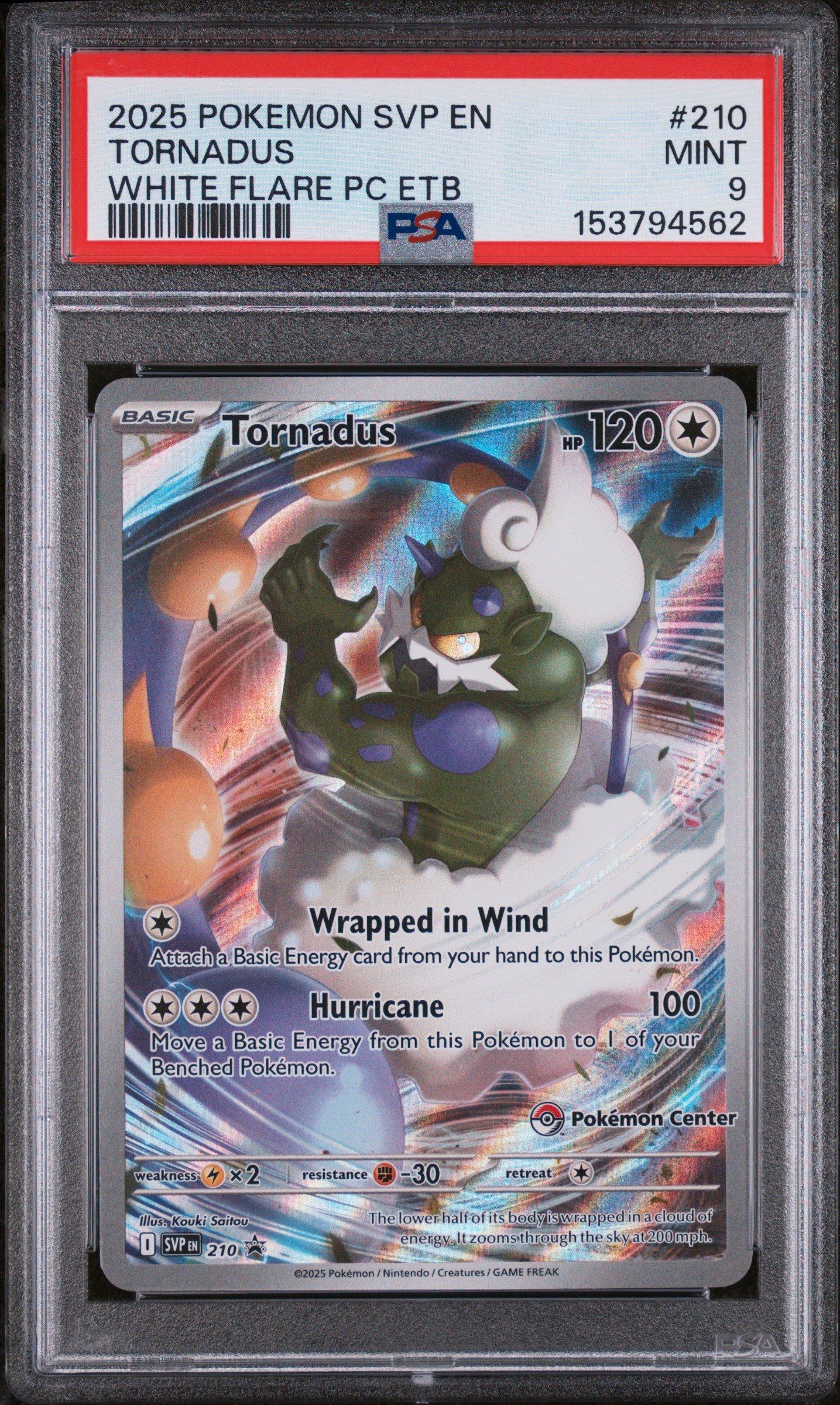 2025 Pokemon Svp En-sv Black Star Promo 210 Tornadus White Flare