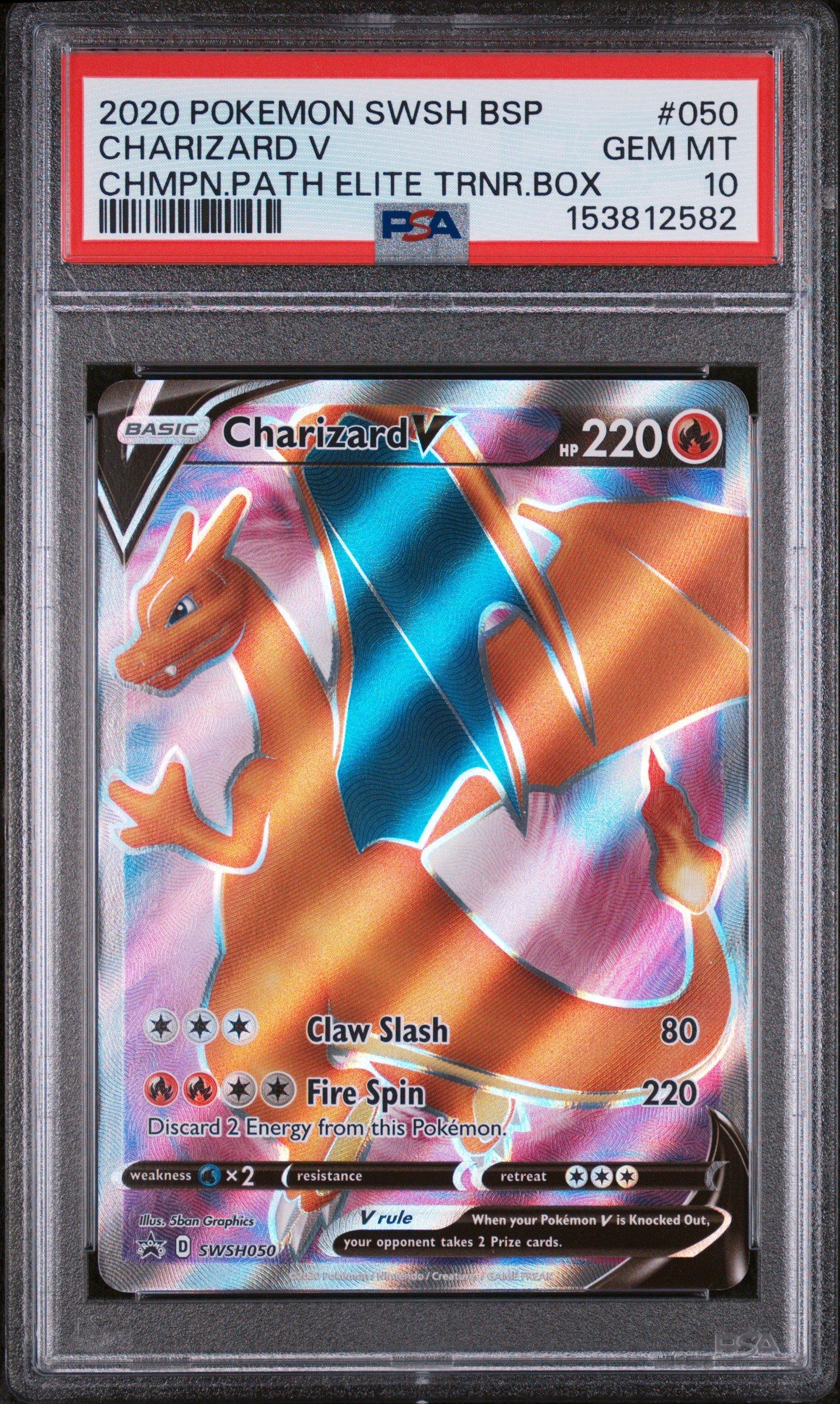 2020 Pokemon Swsh Black Star Promo 050 Charizard V Champion's Path