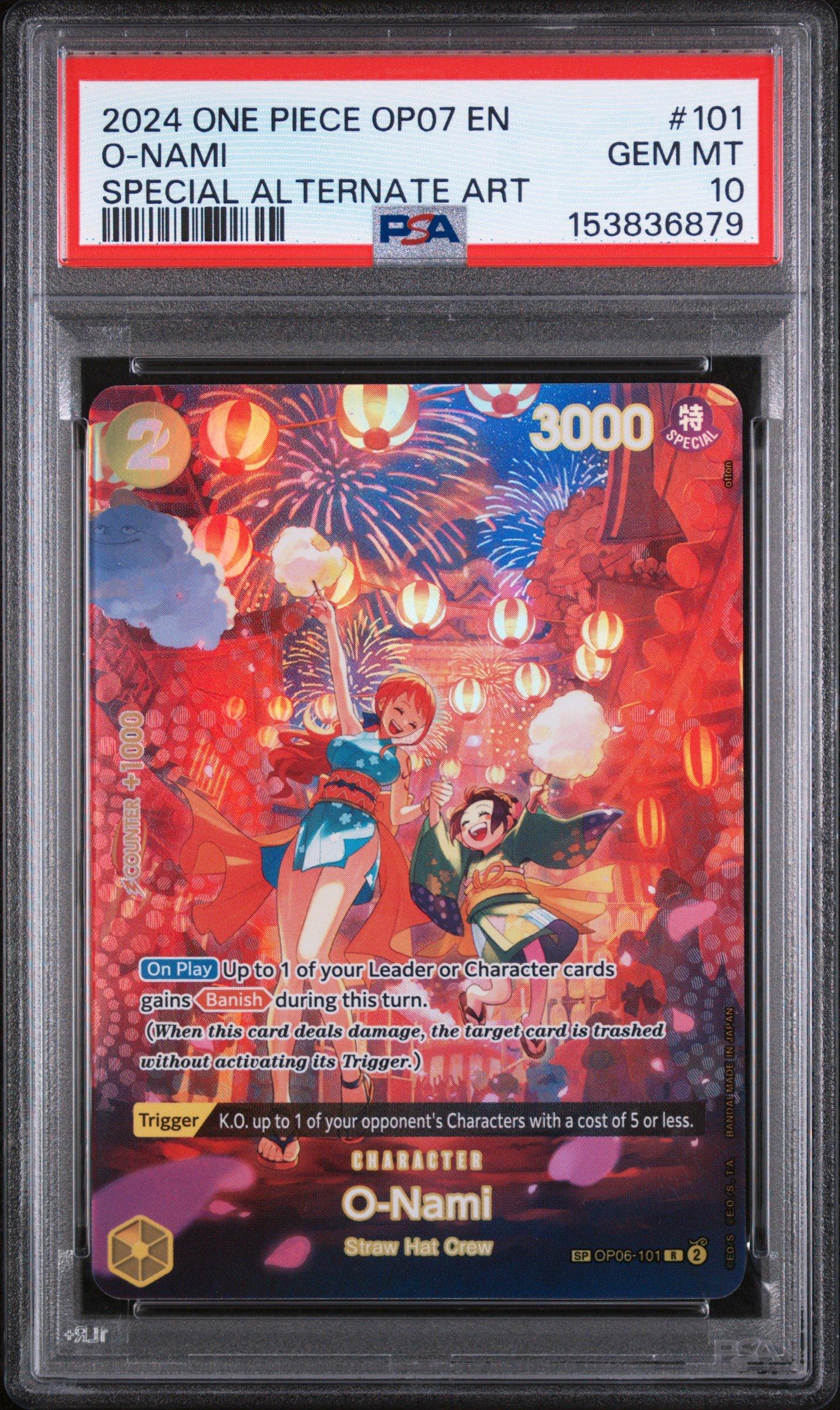 ワンピース カードゲーム 2024 ONE PIECE OP07 JP O-NAMI #101 2024 One Piece Op07-500 Years In The Future 101 O-nami Special