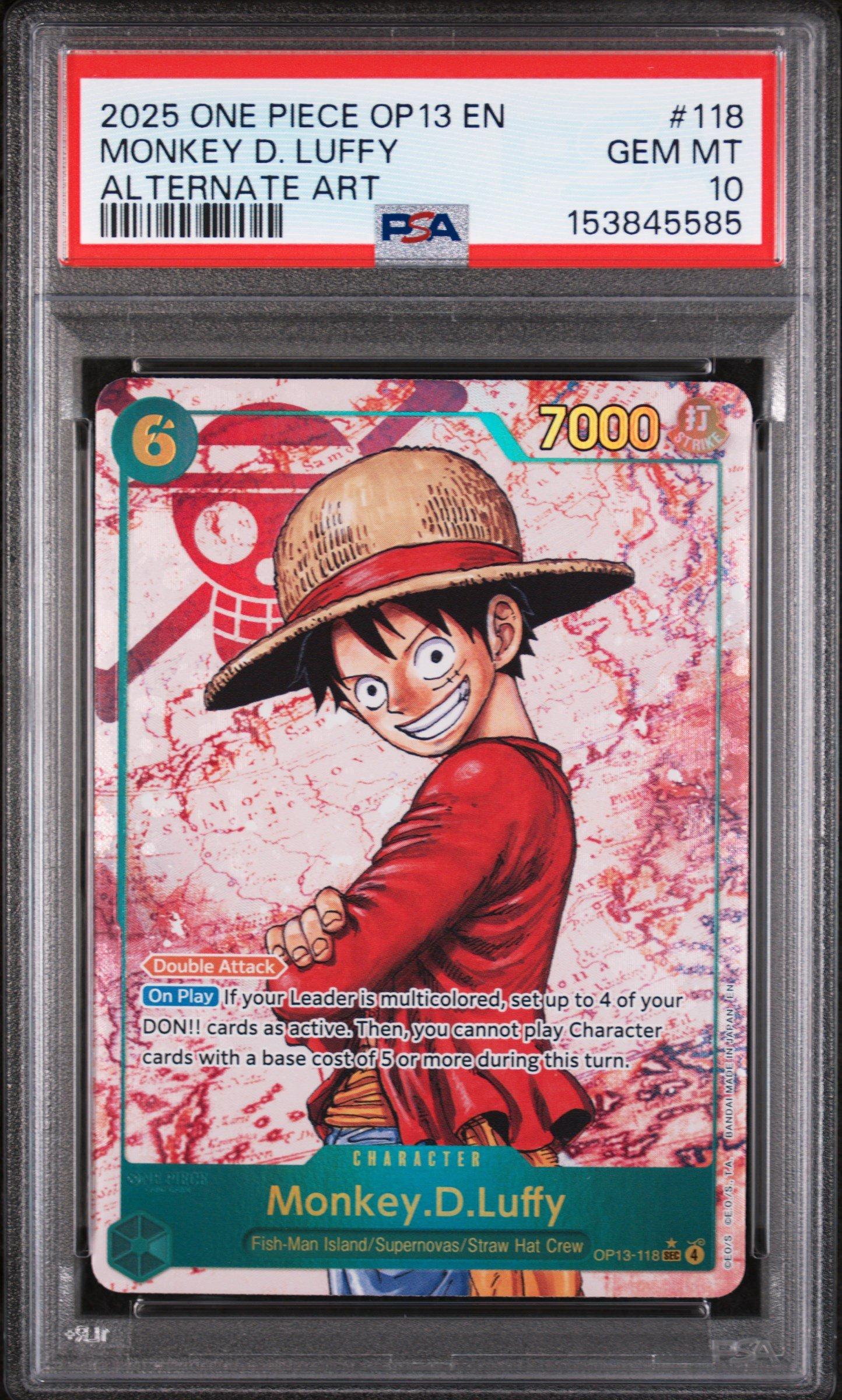 2025 One Piece Op13-carrying On His Will 118 Monkey D. Luffy
