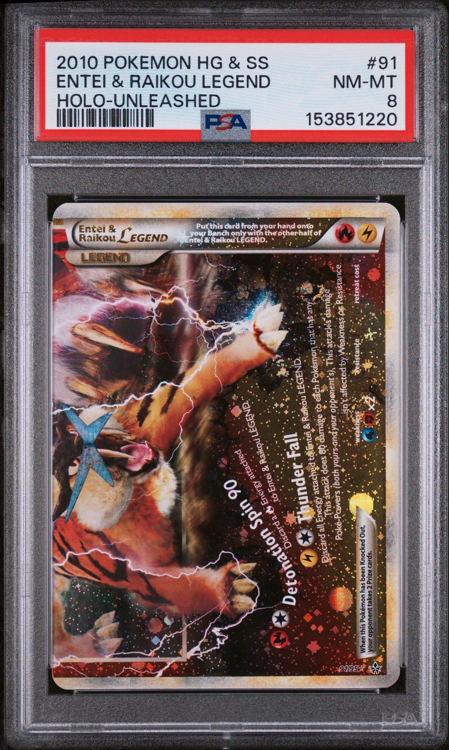2010 Pokemon Heartgold & Soulsilver Unleashed 91 Entei & Raikou