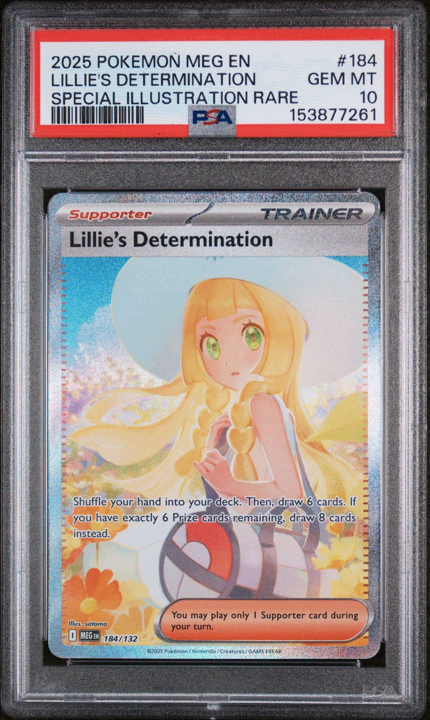 2025 Pokemon Meg En-mega Evolution 184 Lillie's Determination