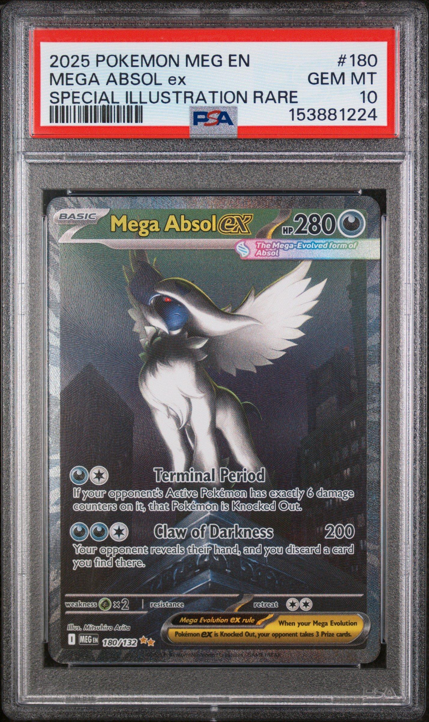 2025 Pokemon Meg En-mega Evolution 180 Mega Absol Ex Special