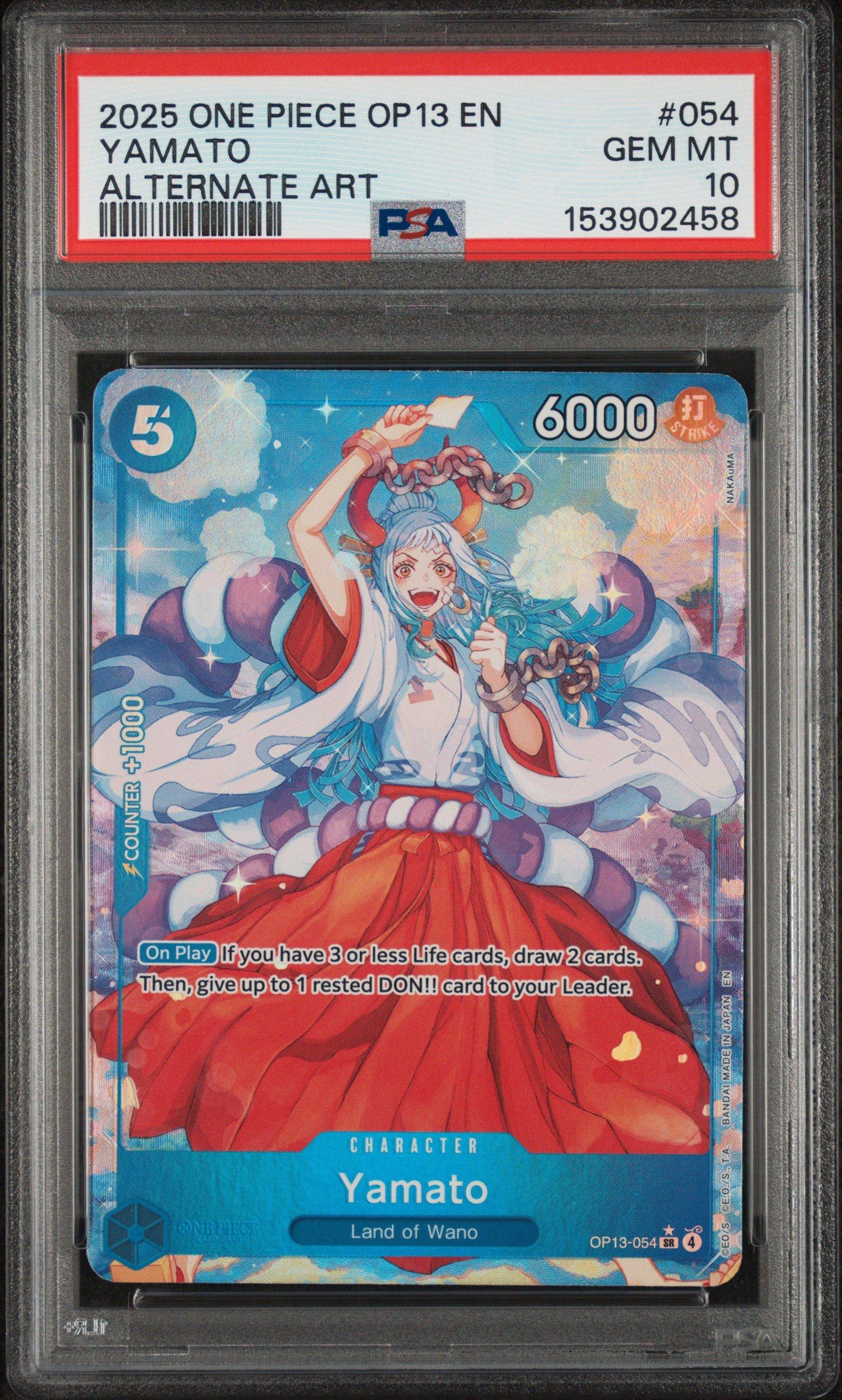 2025 One Piece Op13-carrying On His Will 054 Yamato Alternate Art