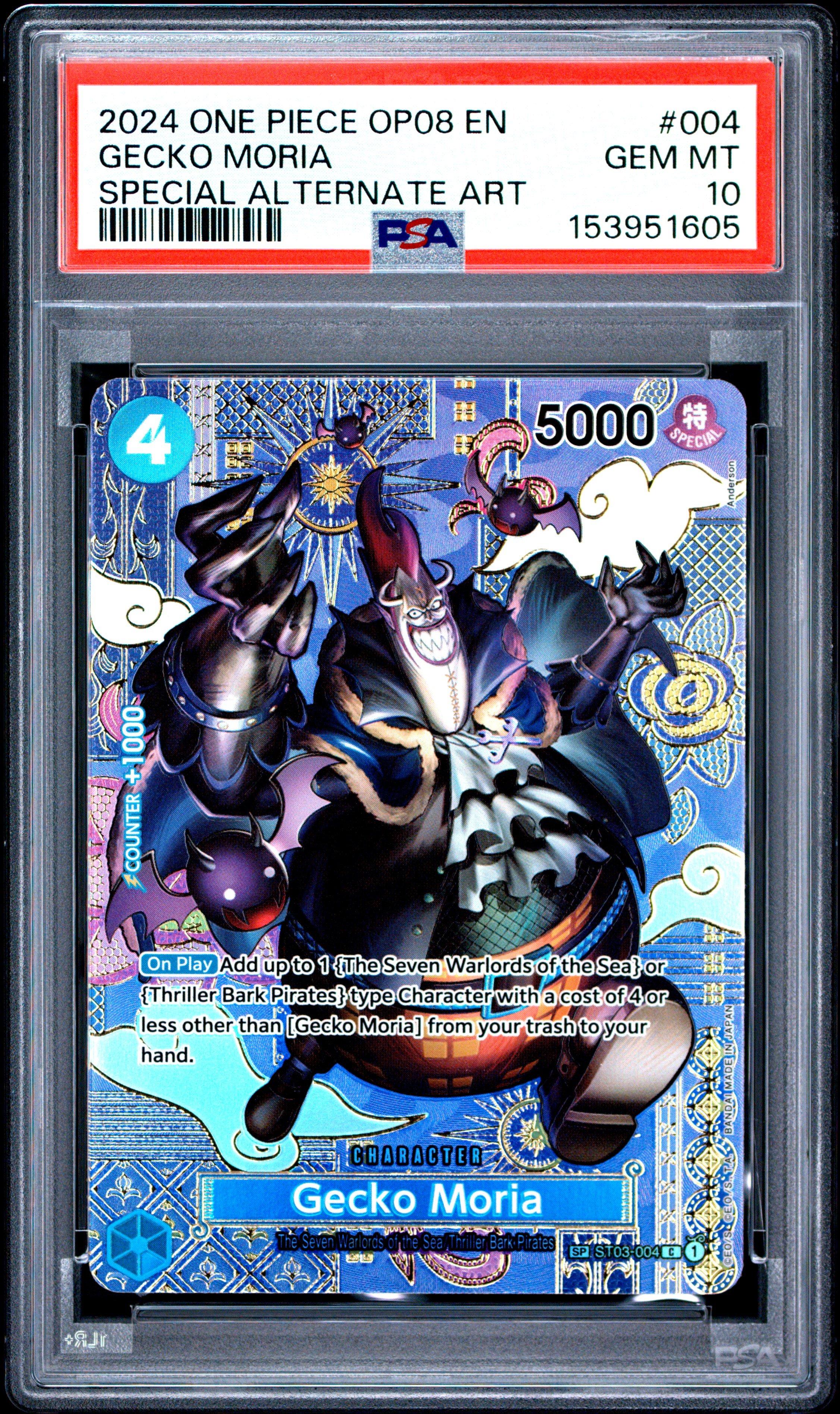 2024 One Piece Op08-two Legends 004 Gecko Moria Special Alternate